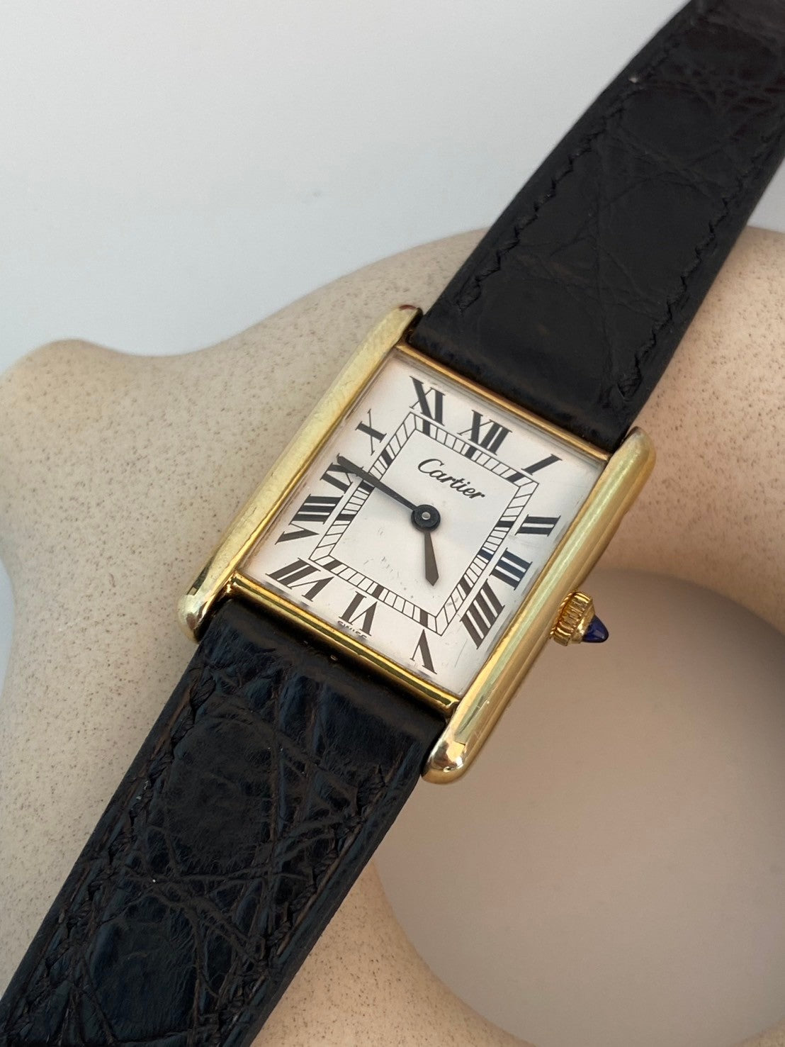 Cartier tank LM white dial c.8314