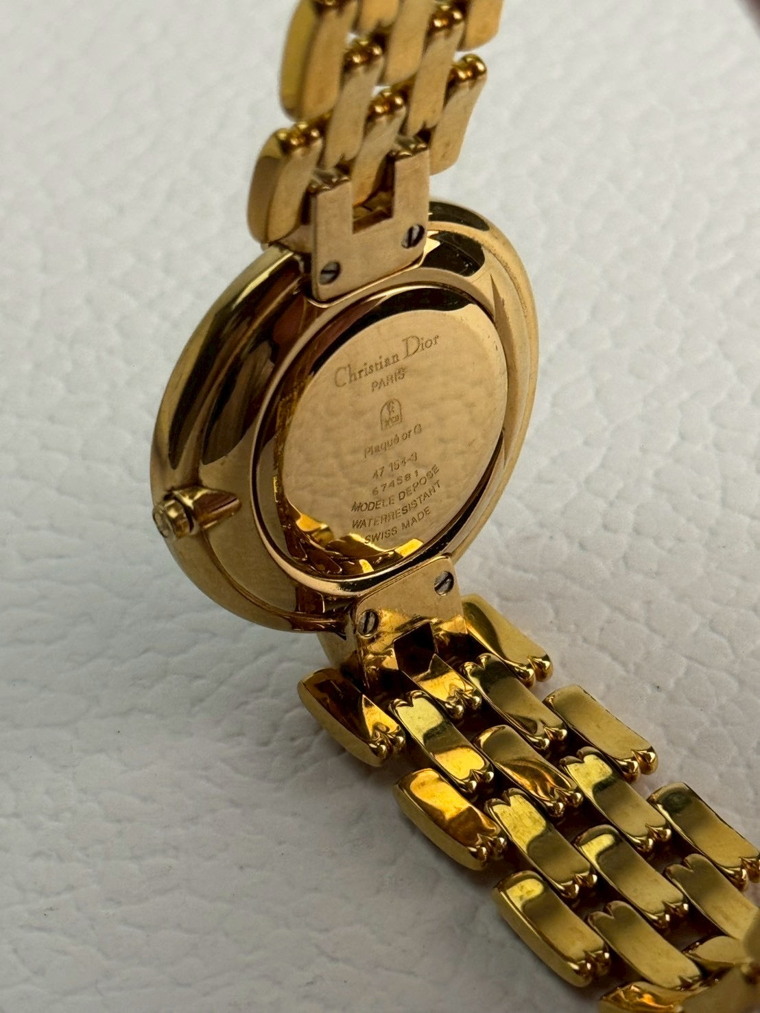 Dior black dial gold sizeL c.4581