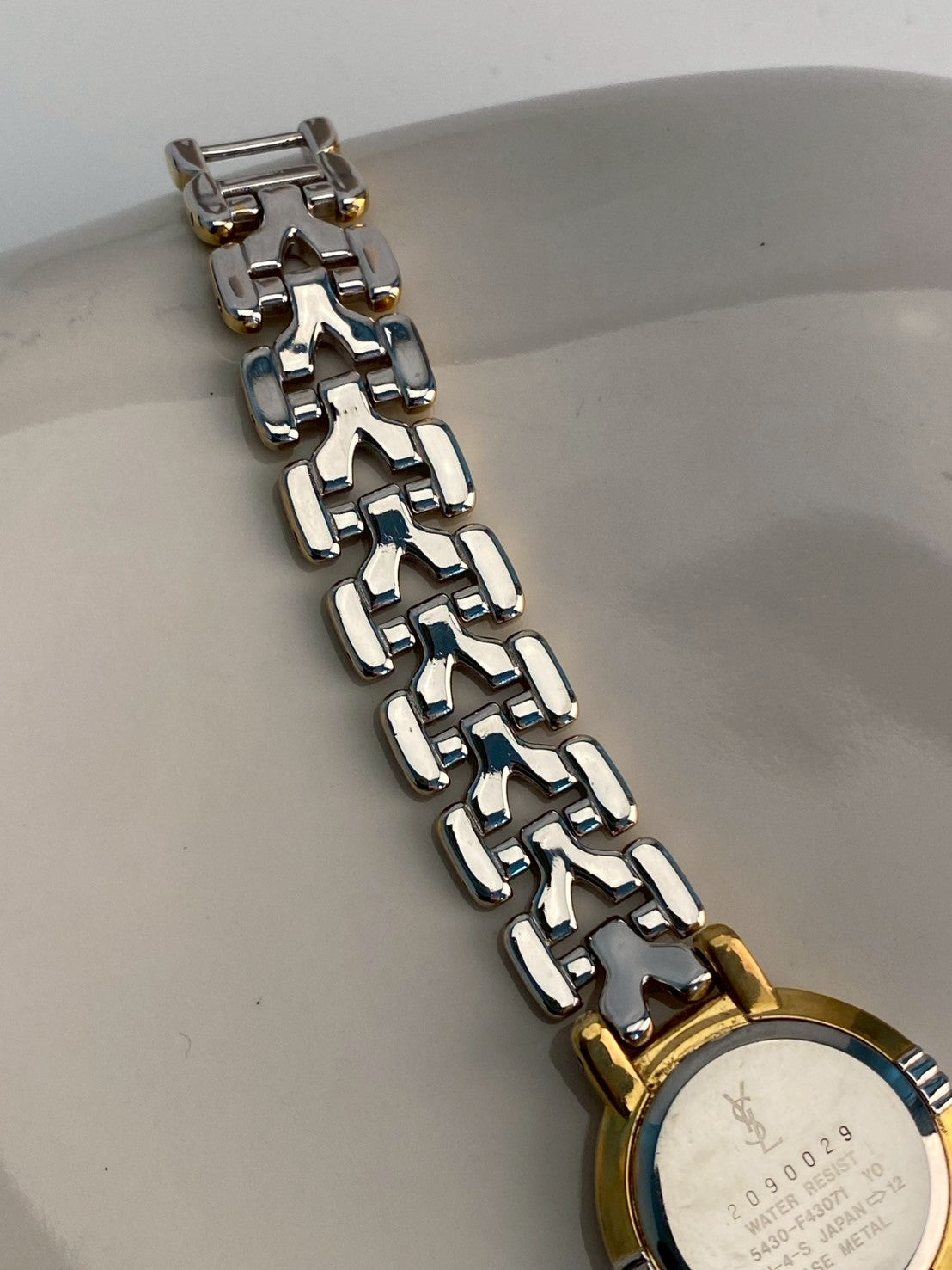 Ysl twotone logo strap c.0029