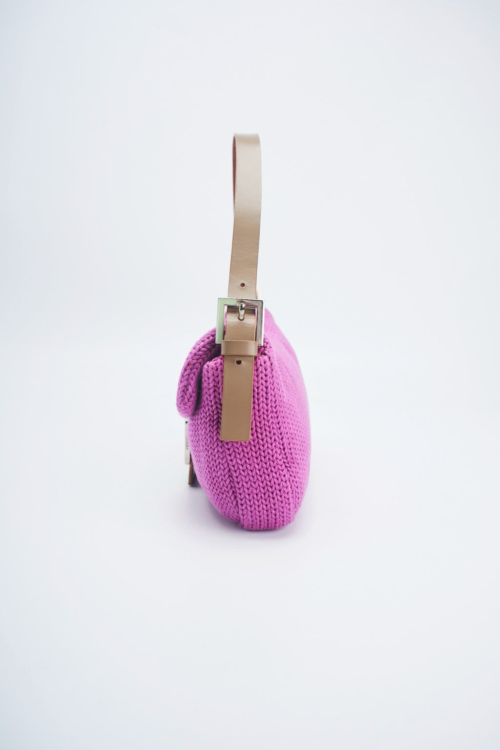 Fendi baguette knit bag