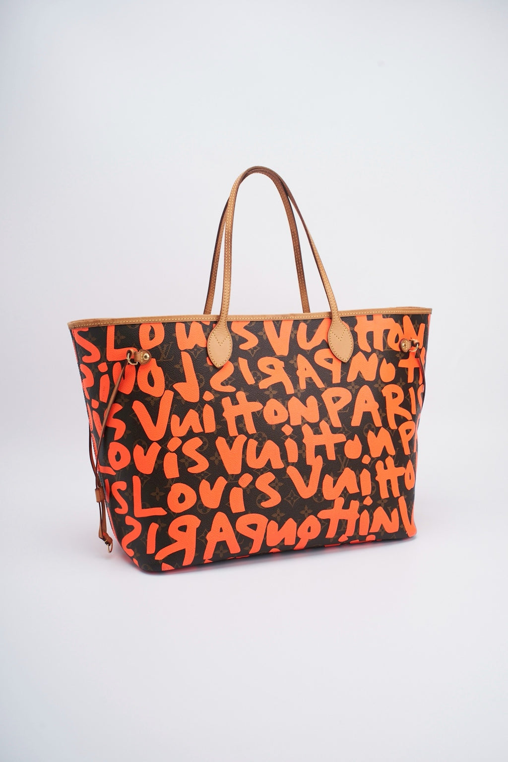 Lv graffiti neverfull orange gm