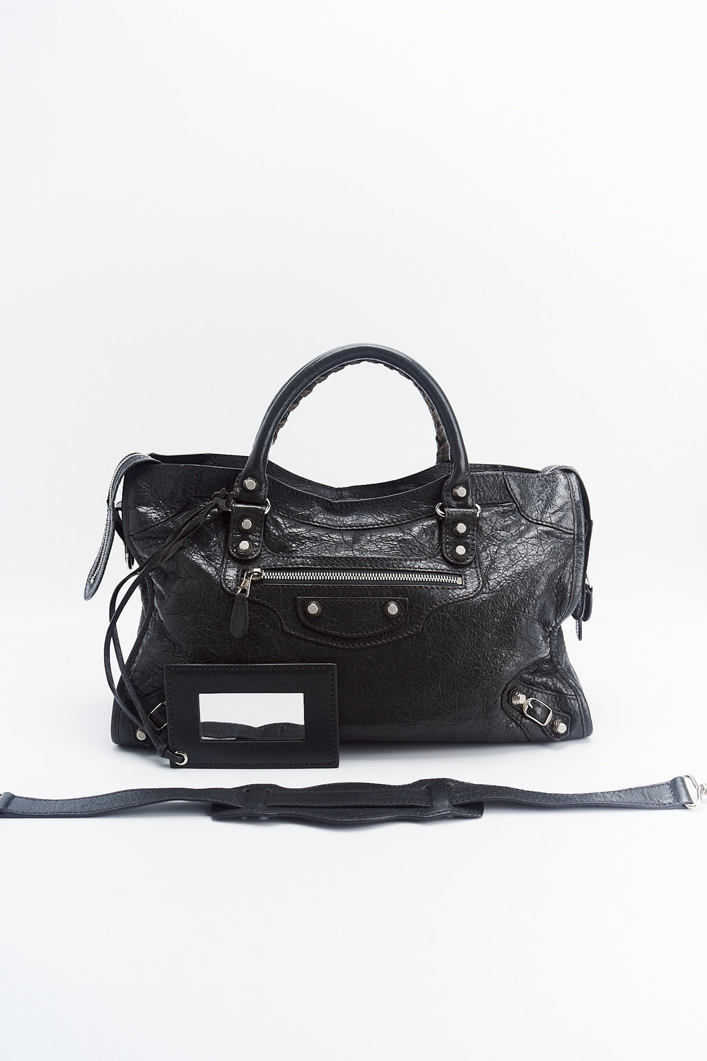 Balenciaga city bag dark gray