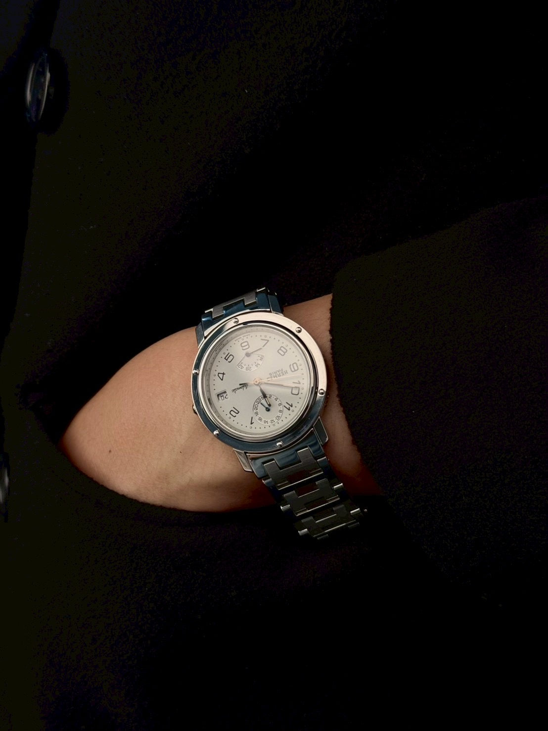 Hermes clipper chronograph c.6093