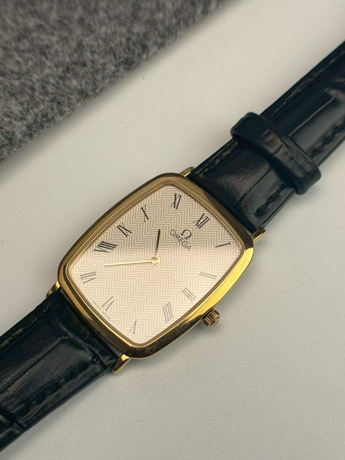 Omega deville chevron dial