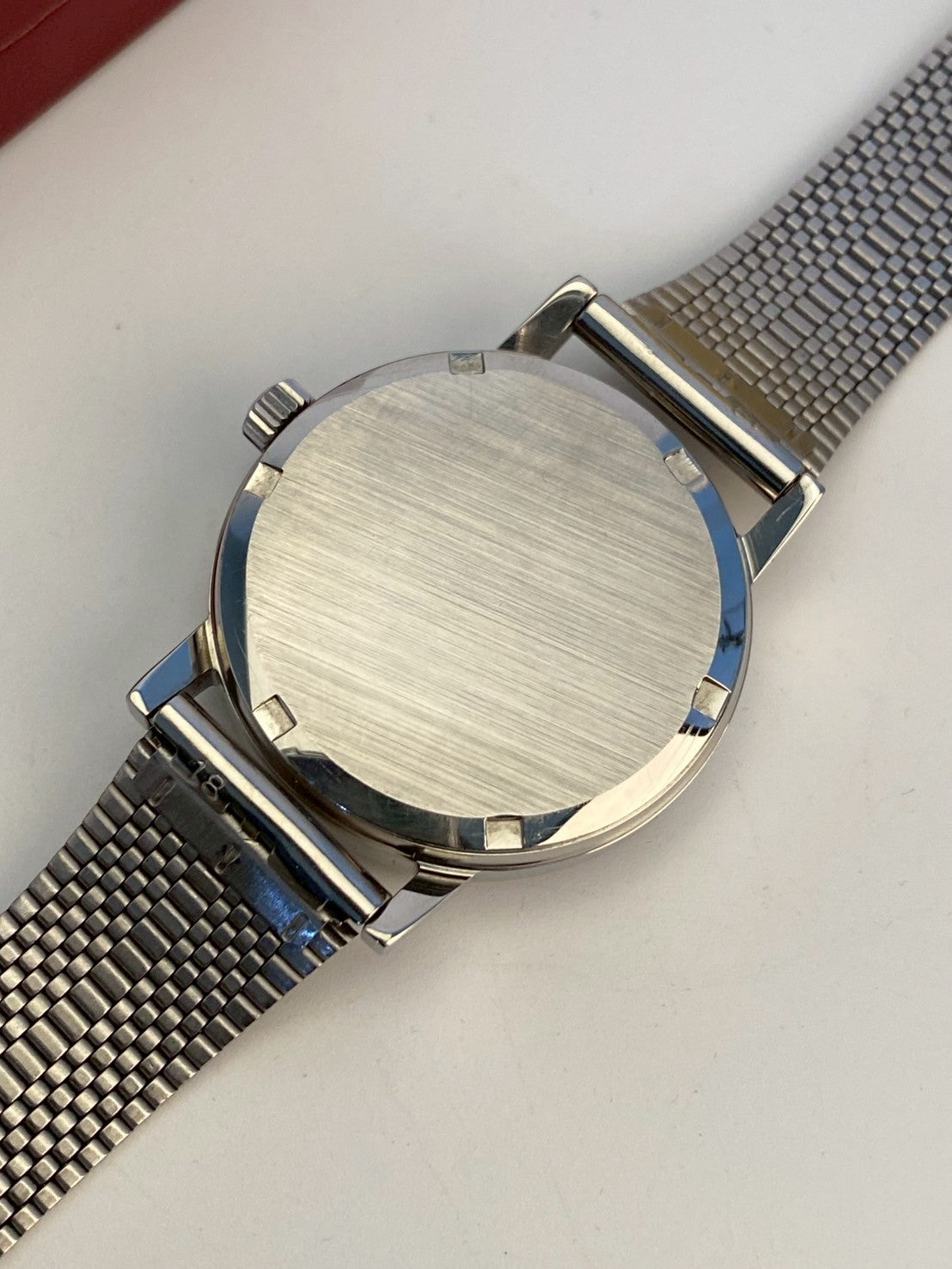 Omega geneve blue dial date watch auto