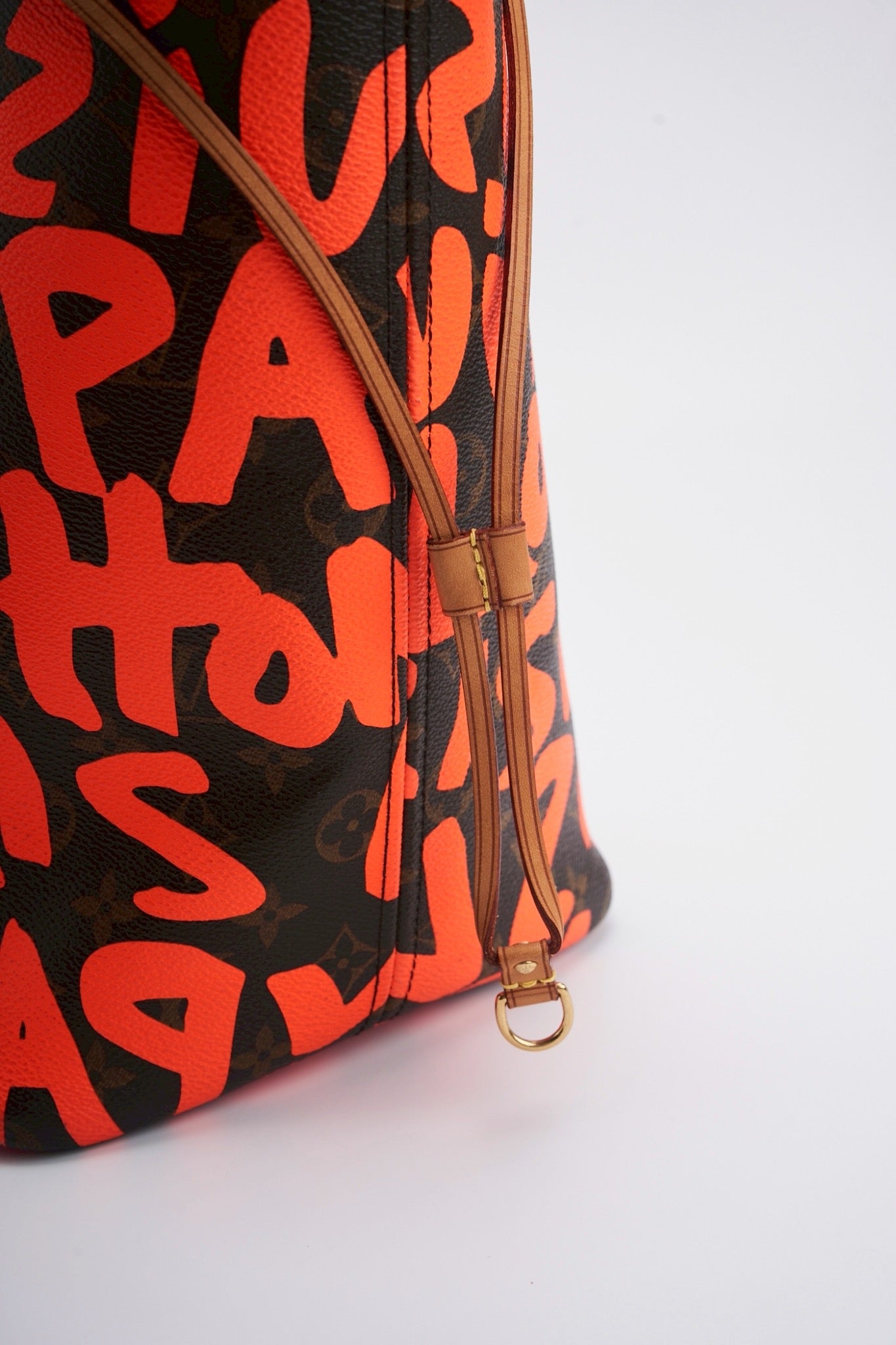 Lv graffiti neverfull orange gm
