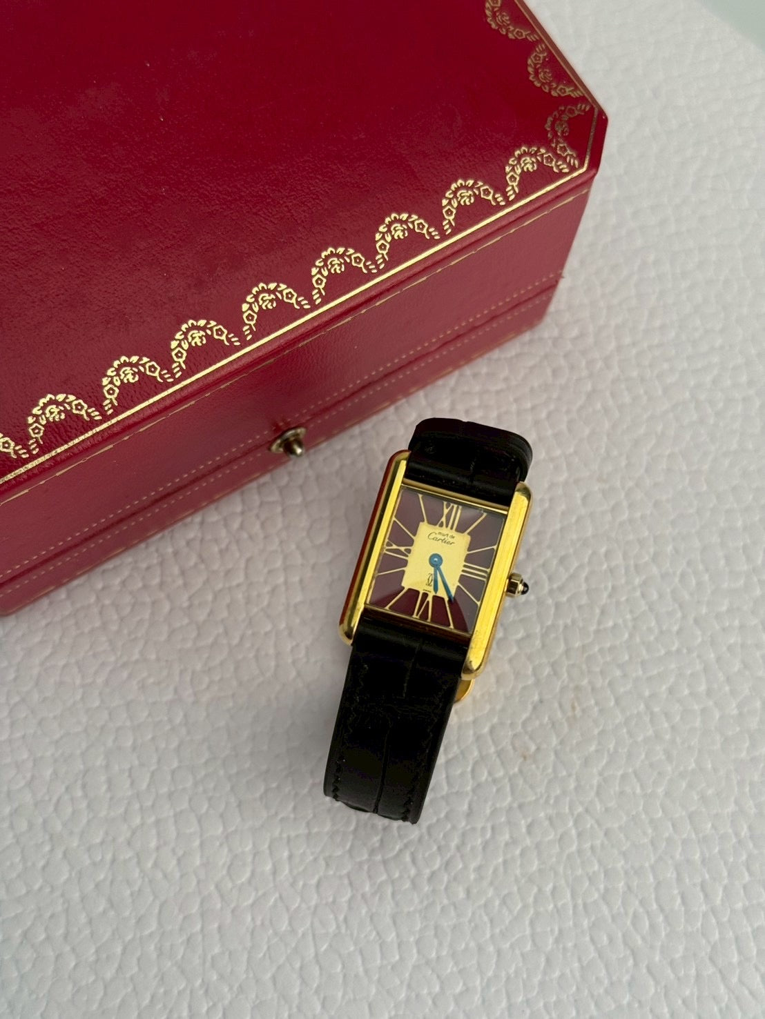 artier vermeil tank red s size. C.2251