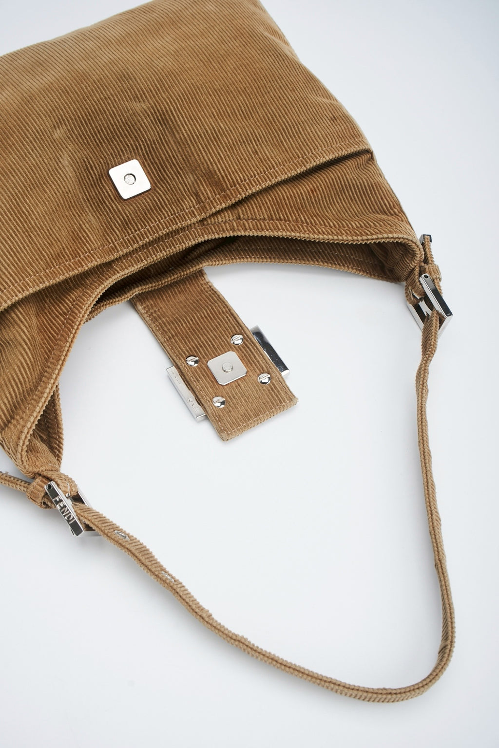 Fendi denim F shoulder