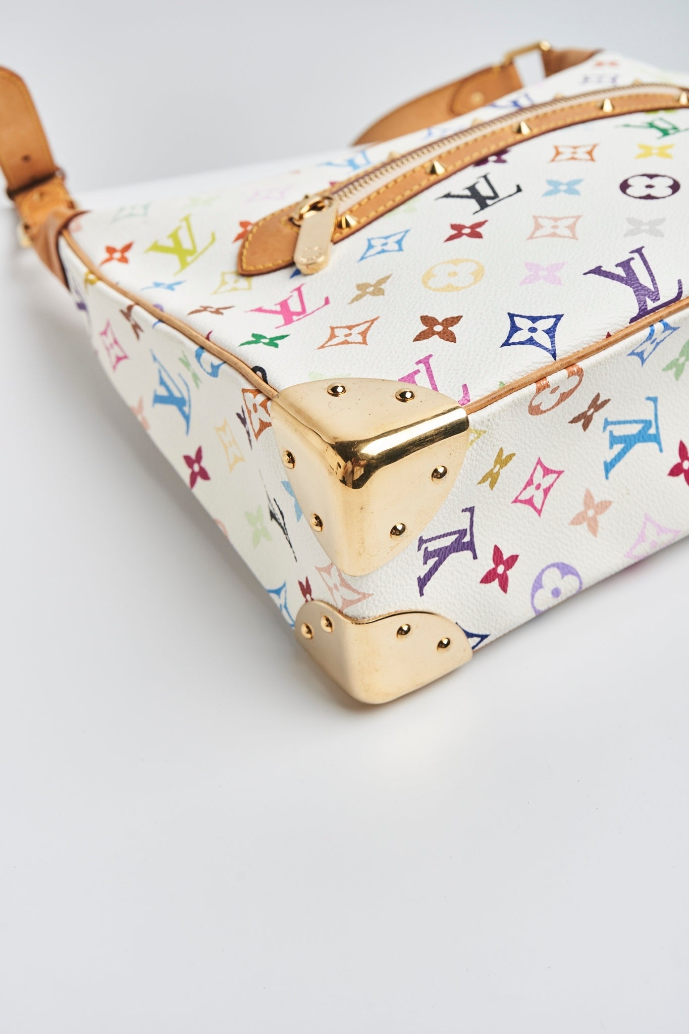 Louis vuitton multicolor boulogne white