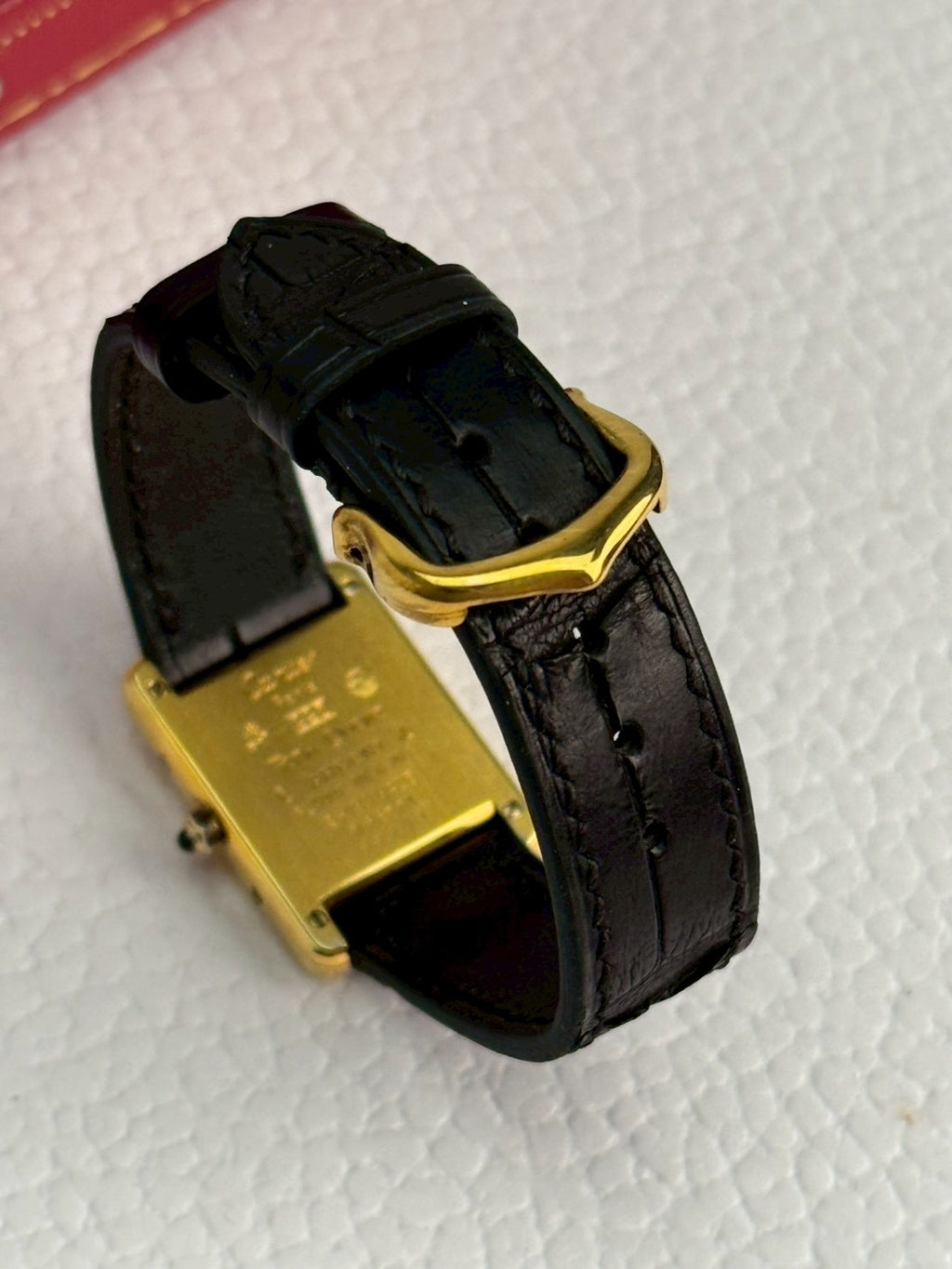 artier vermeil tank red s size. C.2251