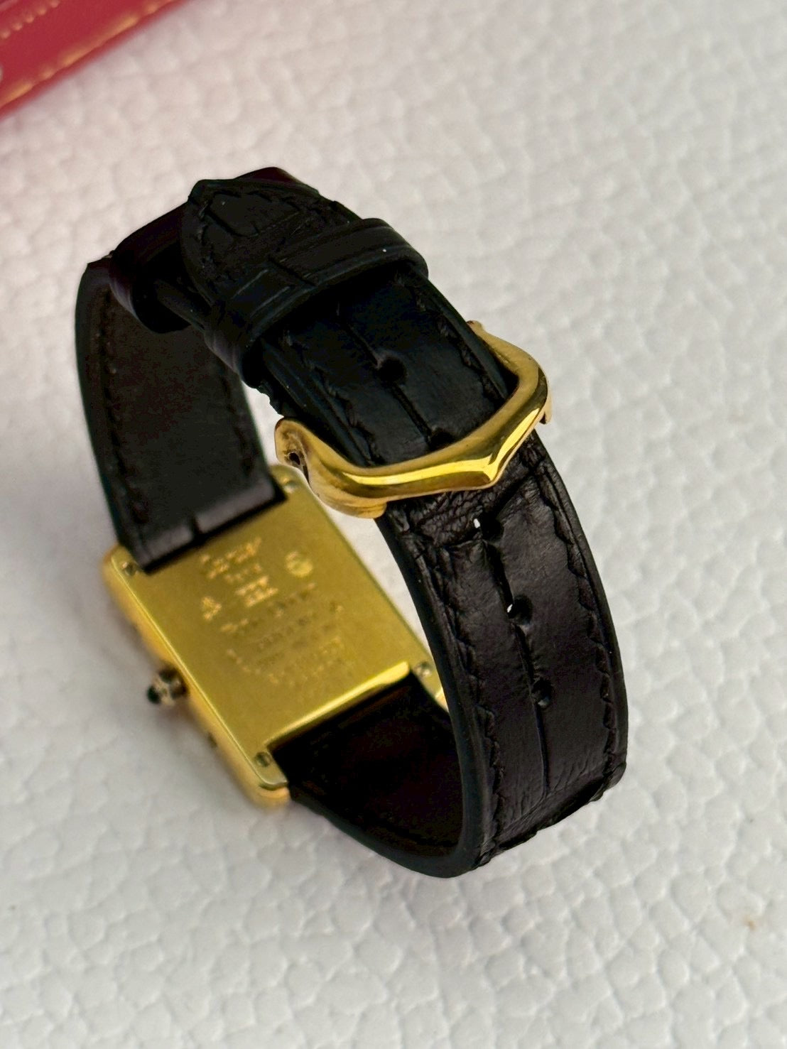 artier vermeil tank red s size. C.2251