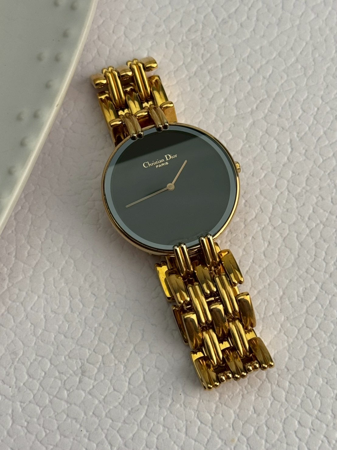 Dior black dial gold sizeL c.4581