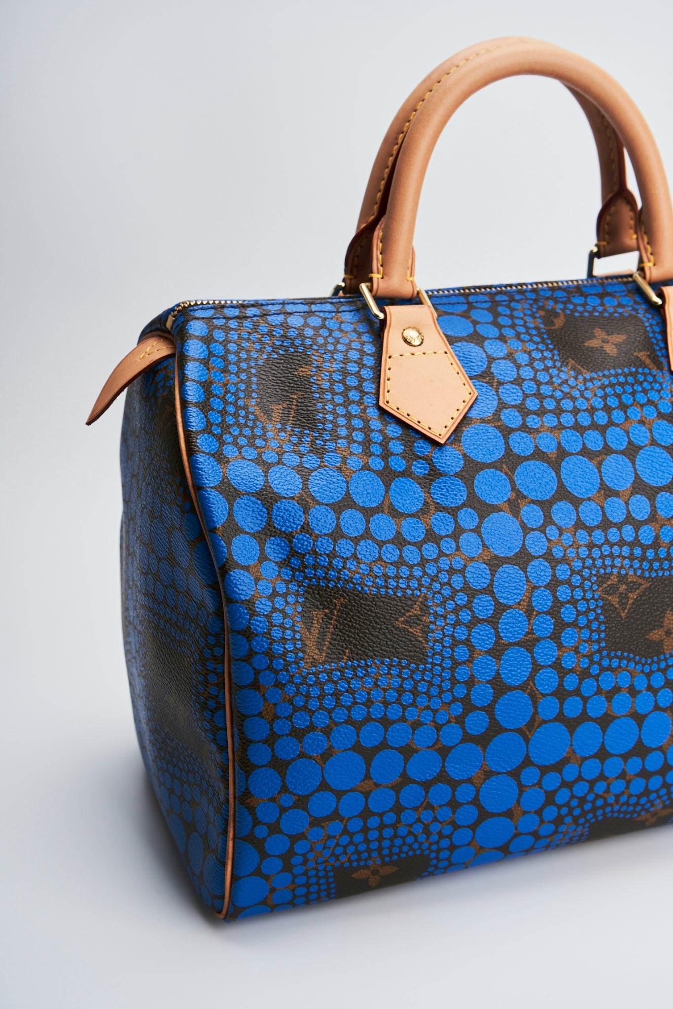 Louis Vuitton Yayoi Kusama speedy blue 30”