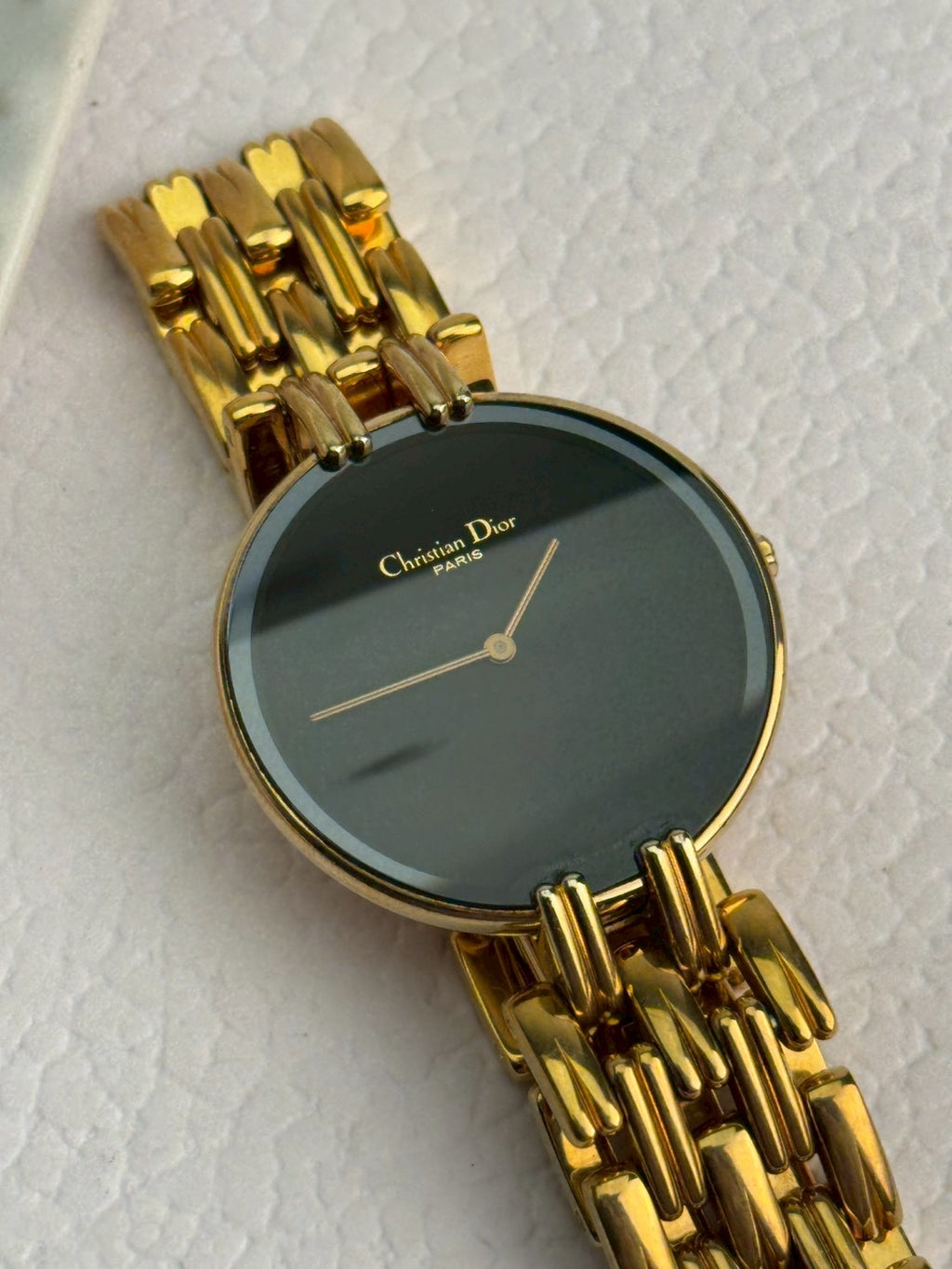 Dior black dial gold sizeL c.4581