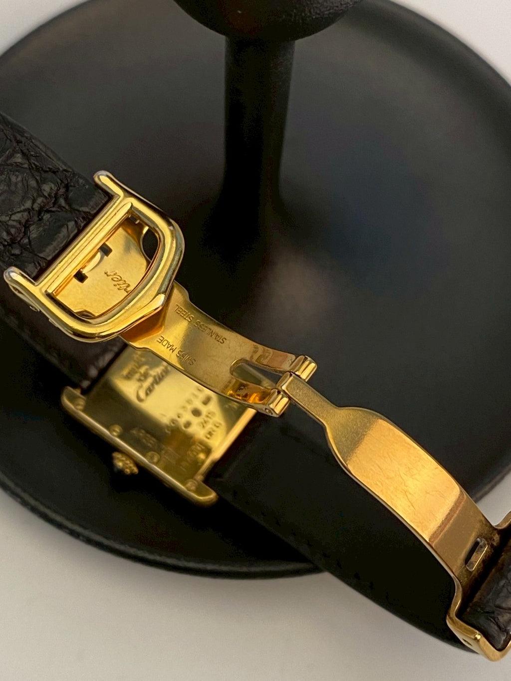 Cartier tank must de gold c.6351