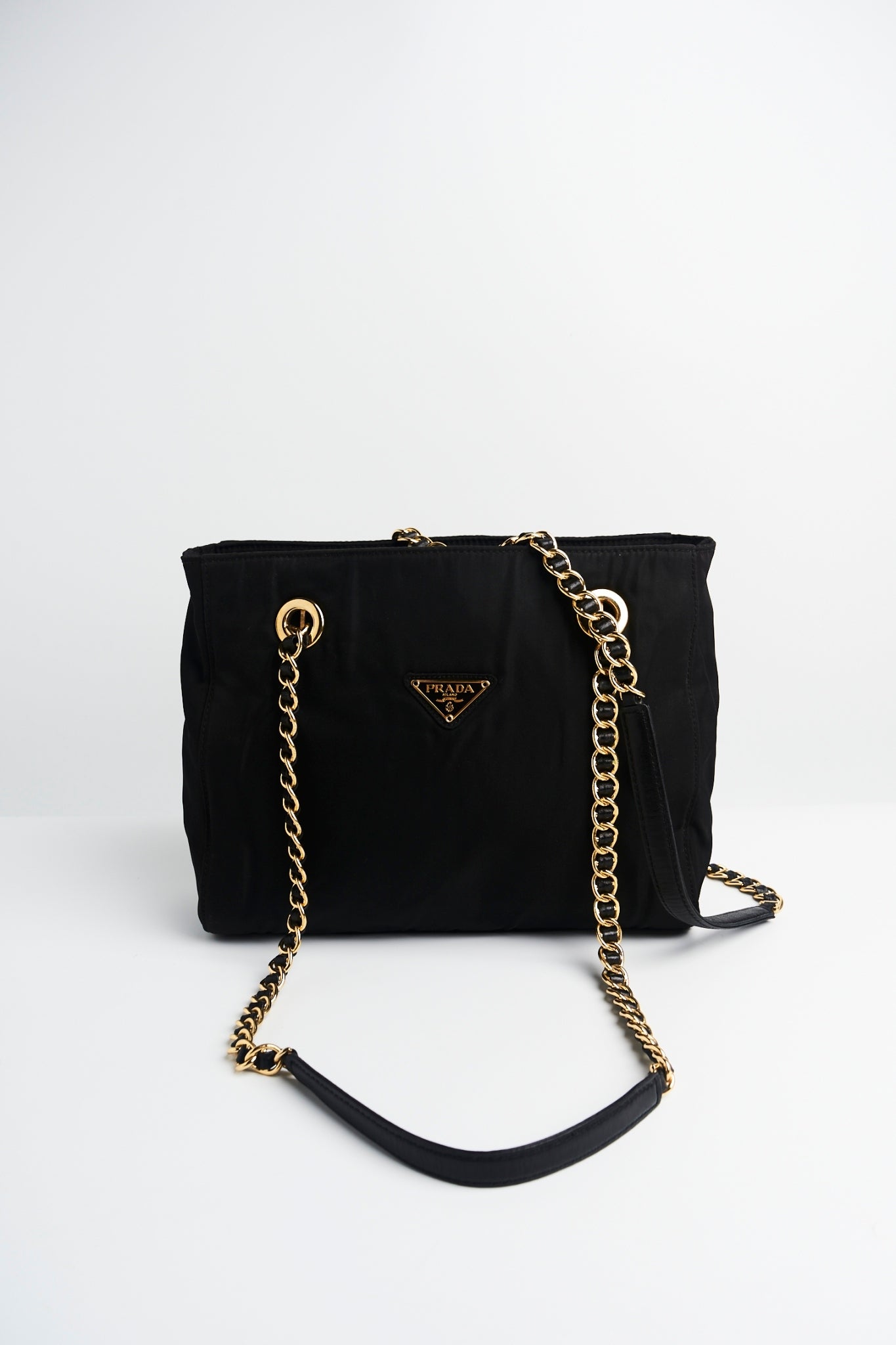 Prada nylon chian bag