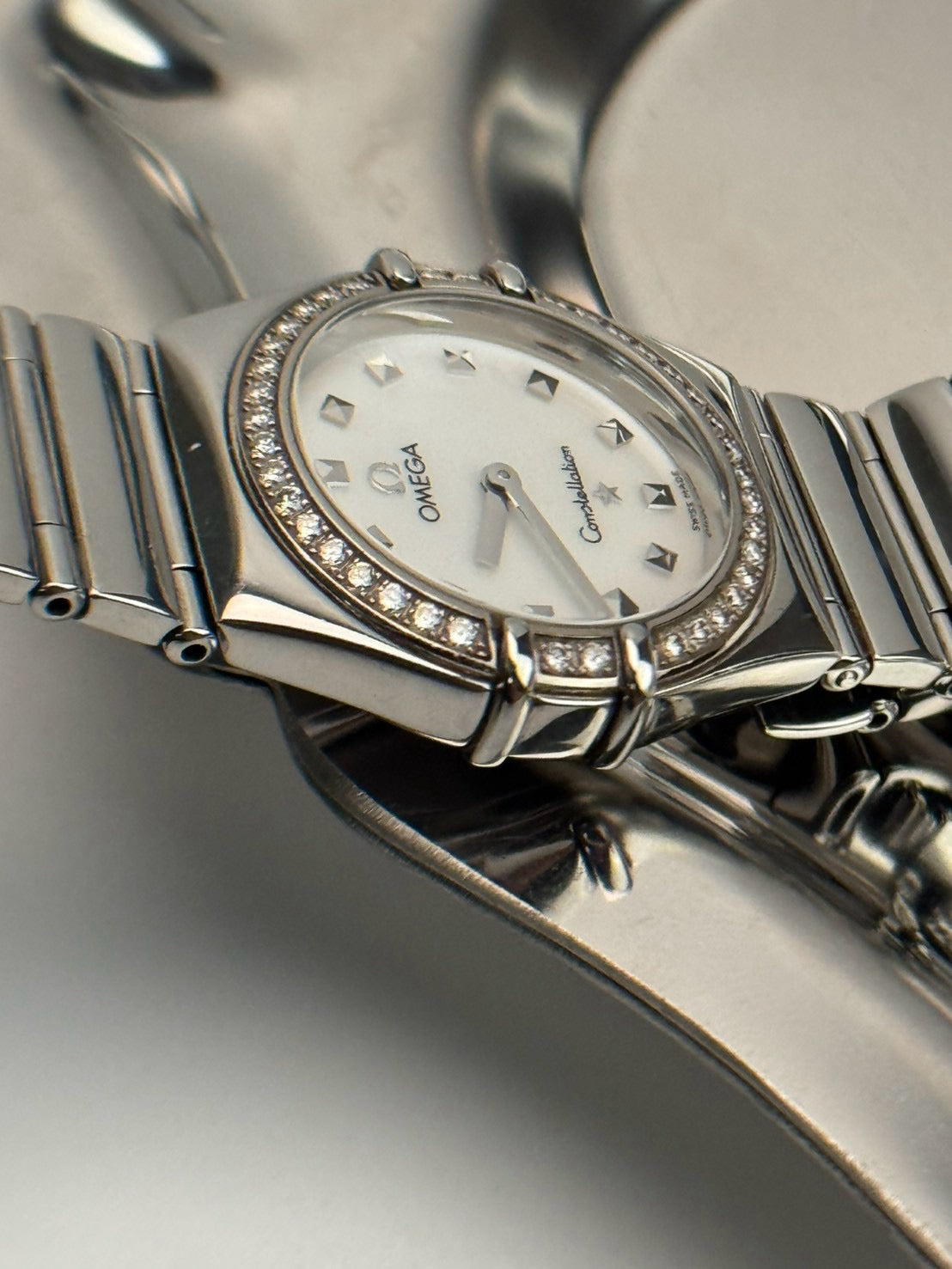 Omega Constellation Diamond Bezel