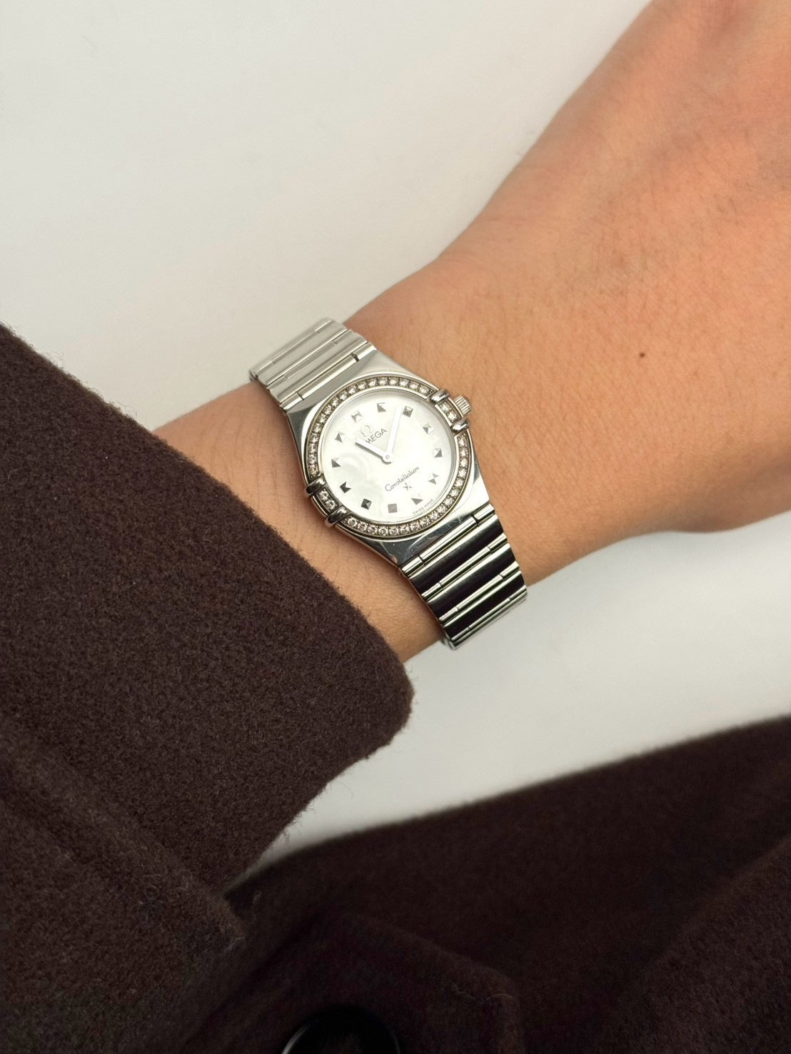 Omega Constellation Diamond Bezel