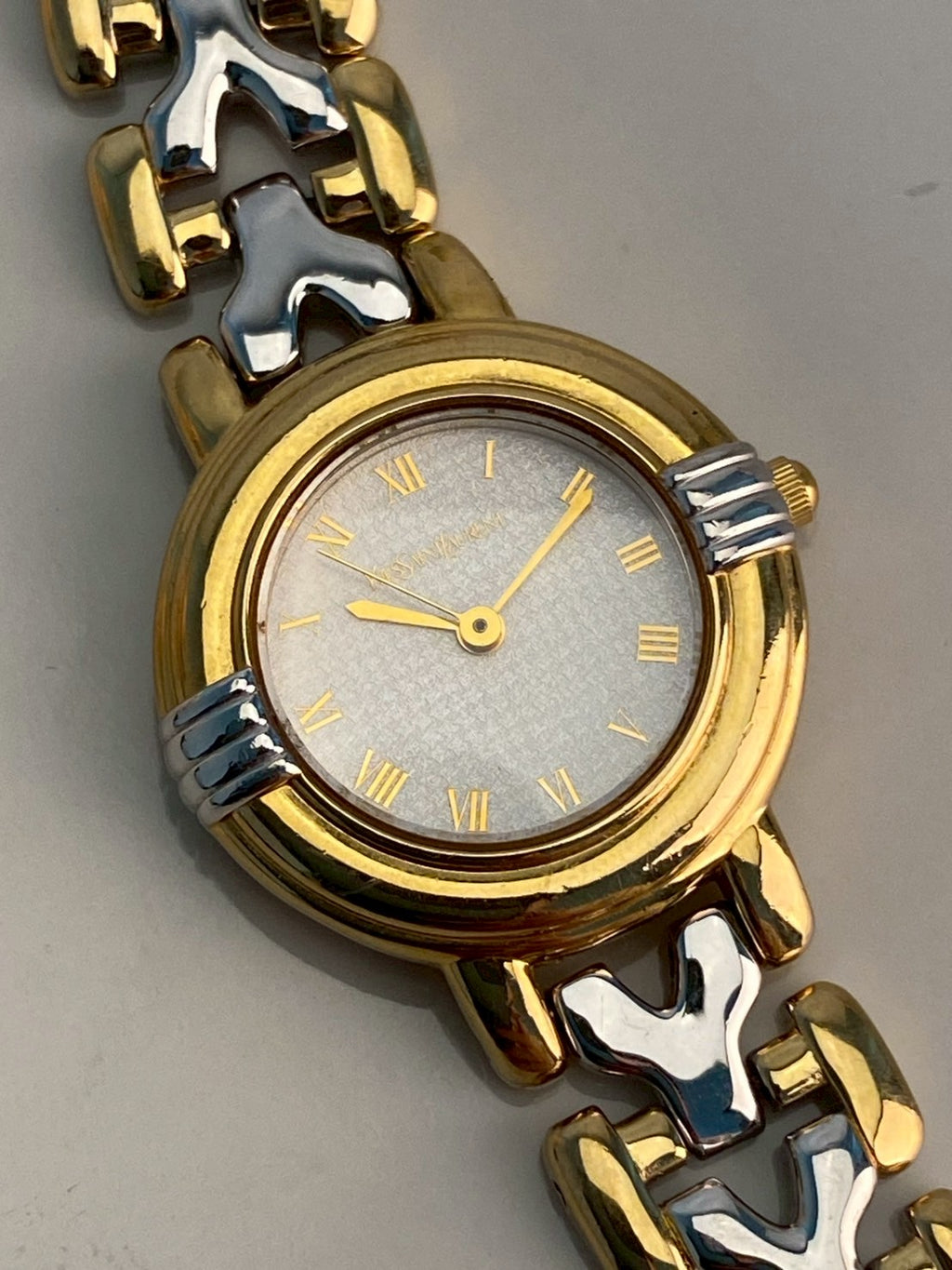 Ysl twotone logo strap c.0029
