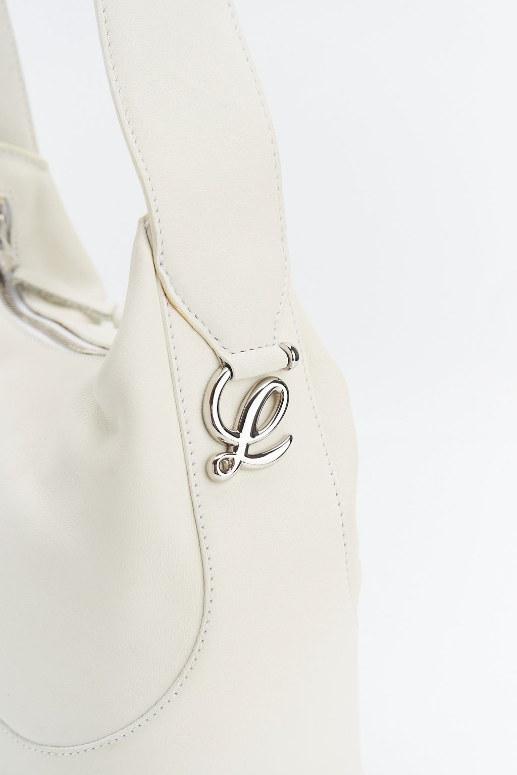 Loewe shoulder bag white color