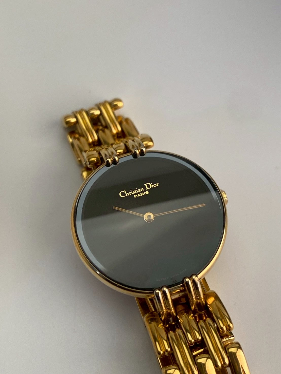 Dior 46-154-4 black dial gold
