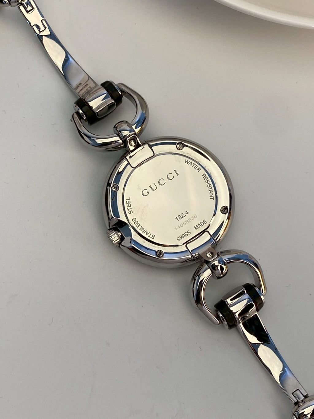 Gucci bamboo 132.40 black c.8836