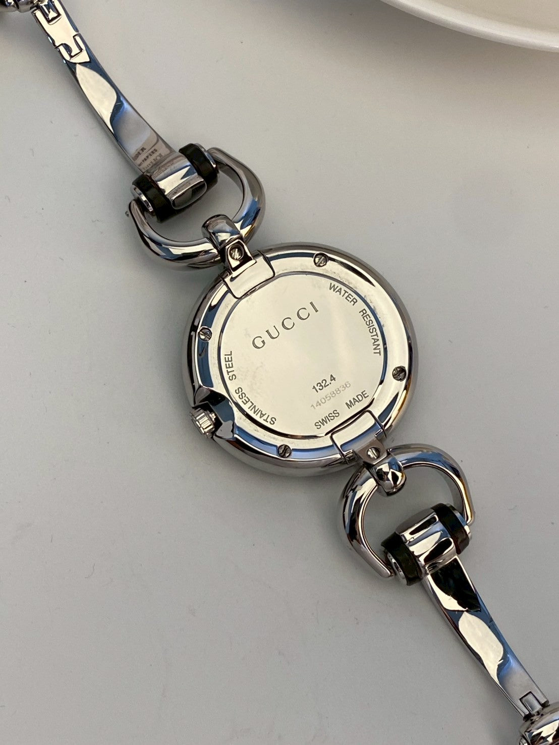 Gucci bamboo 132.40 black c.8836