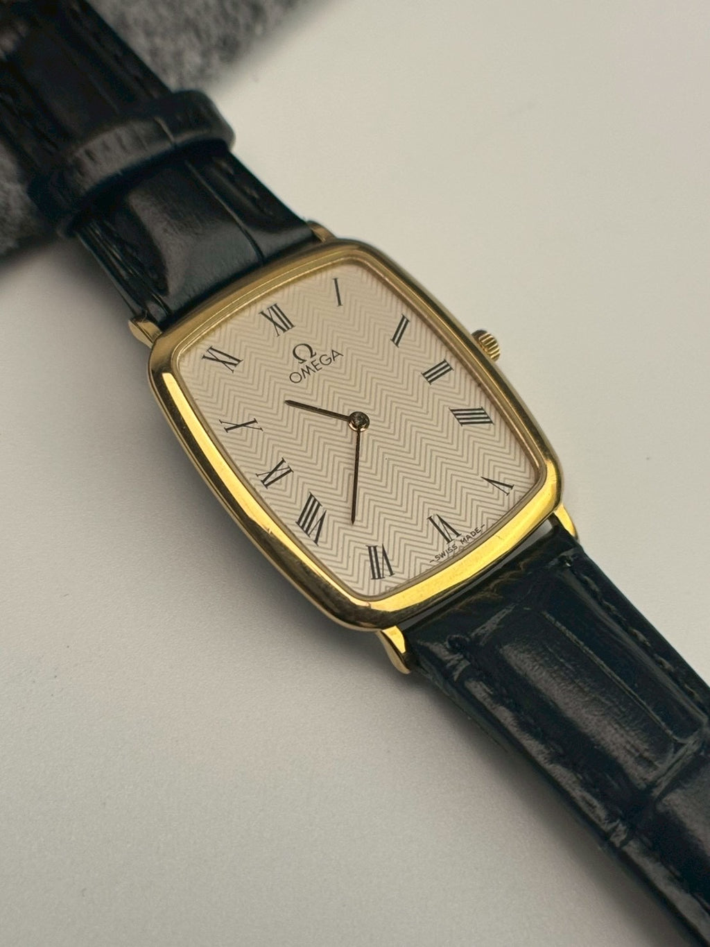 Omega deville chevron dial