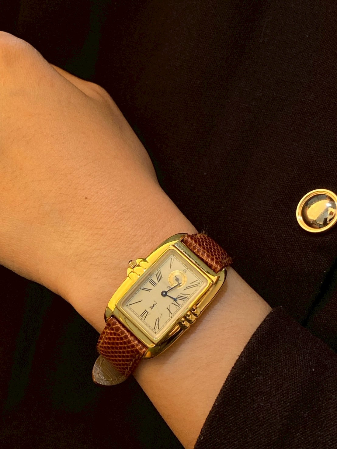 YSL vintage gold dial c.3669