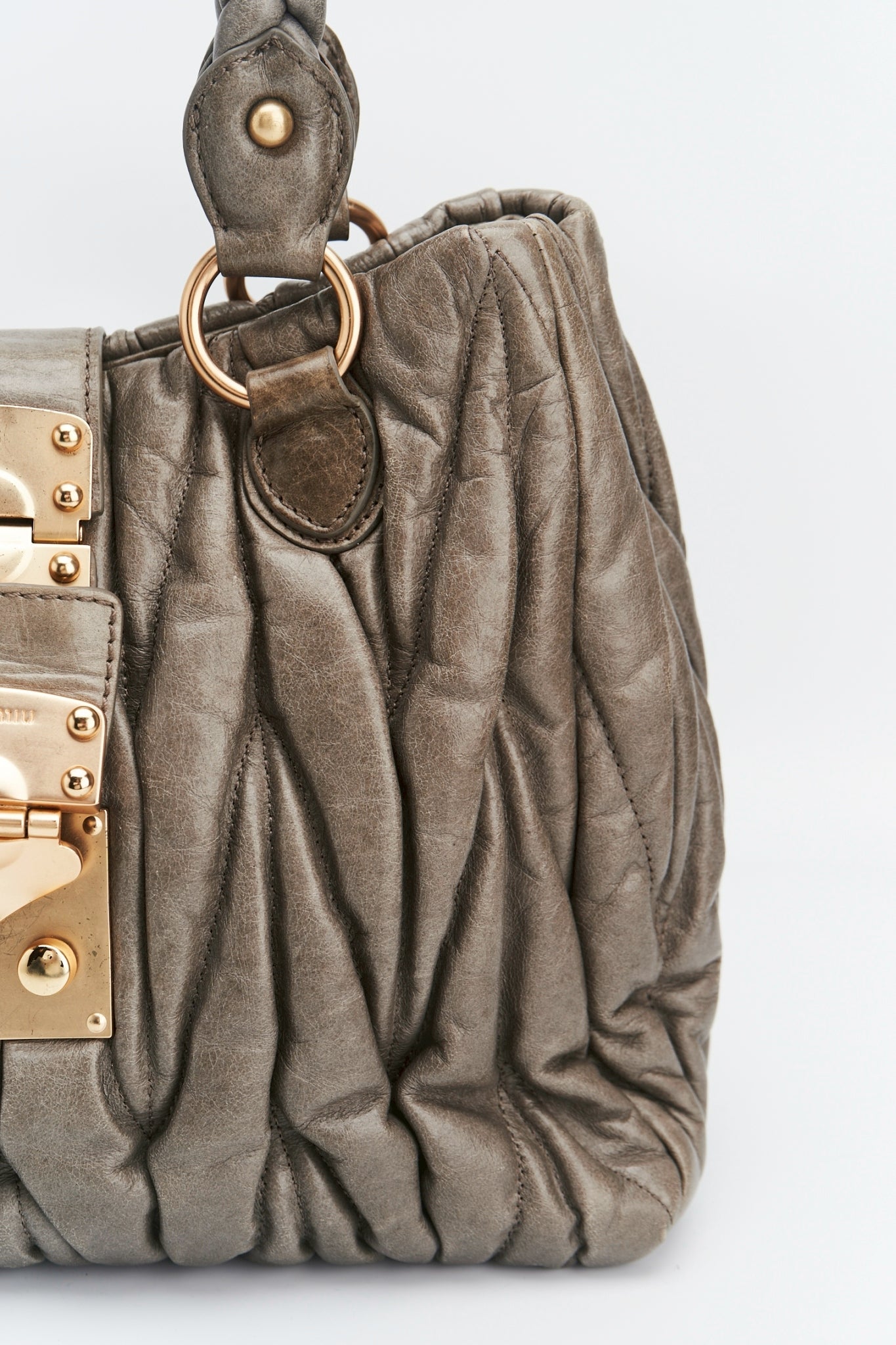 Miumiu Mateless Gray Color