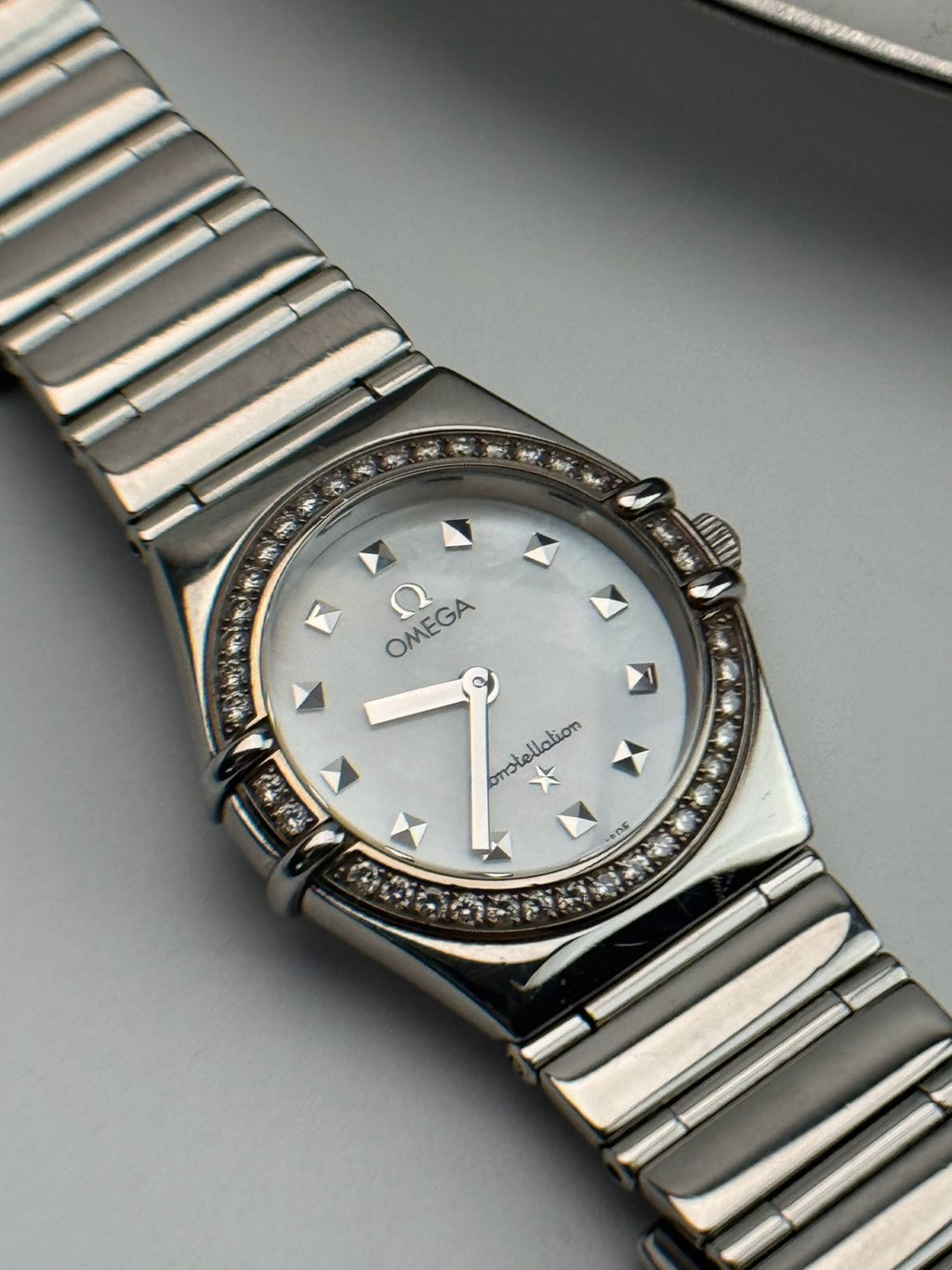 Omega Constellation Diamond Bezel