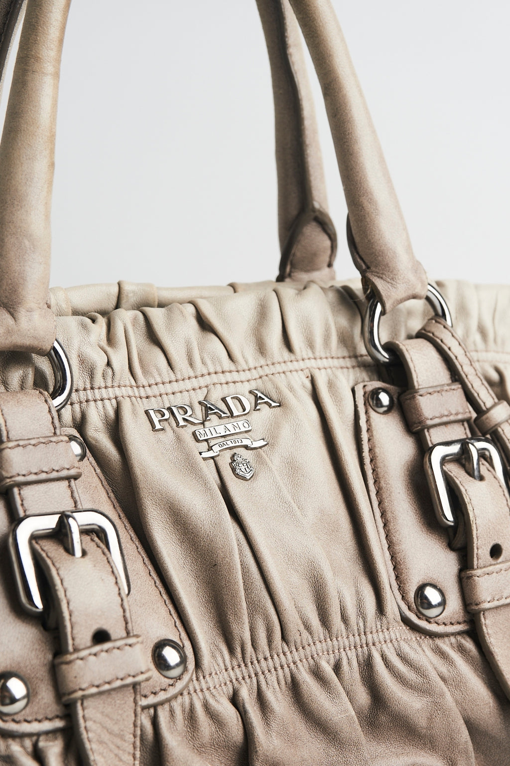 Prada Ombre Gaufre leather