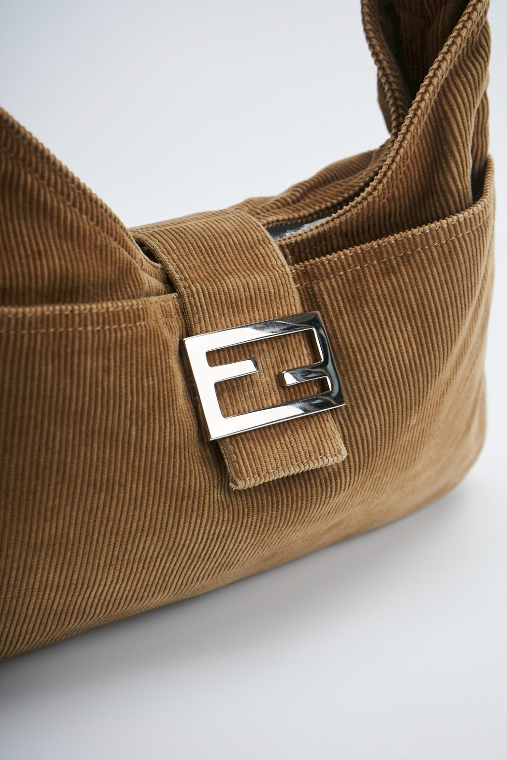 Fendi denim F shoulder