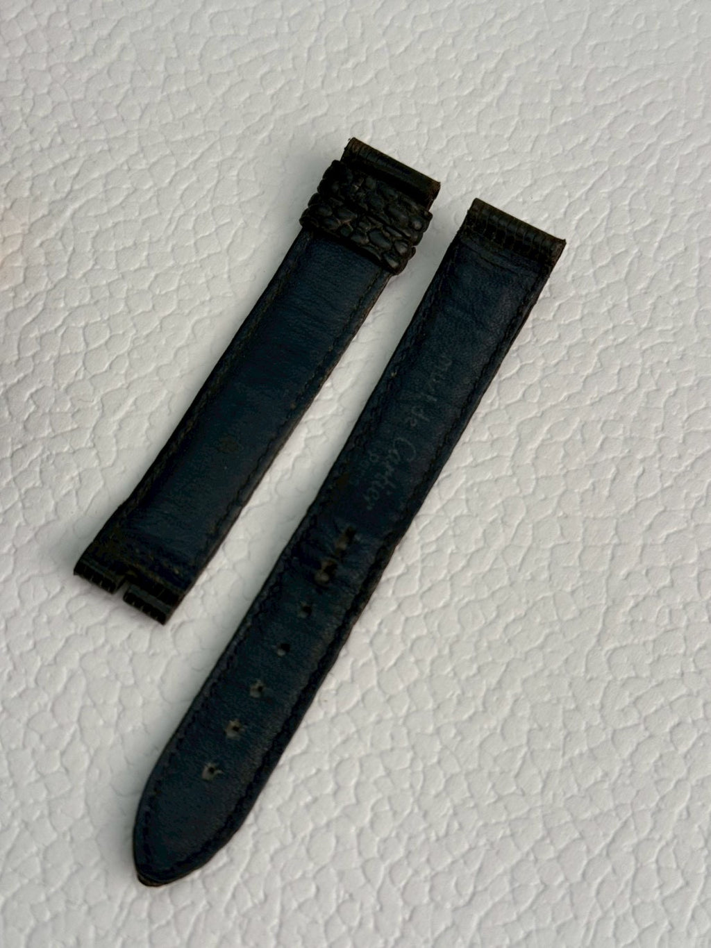 Cartier tank Manual blue s size. C.4849