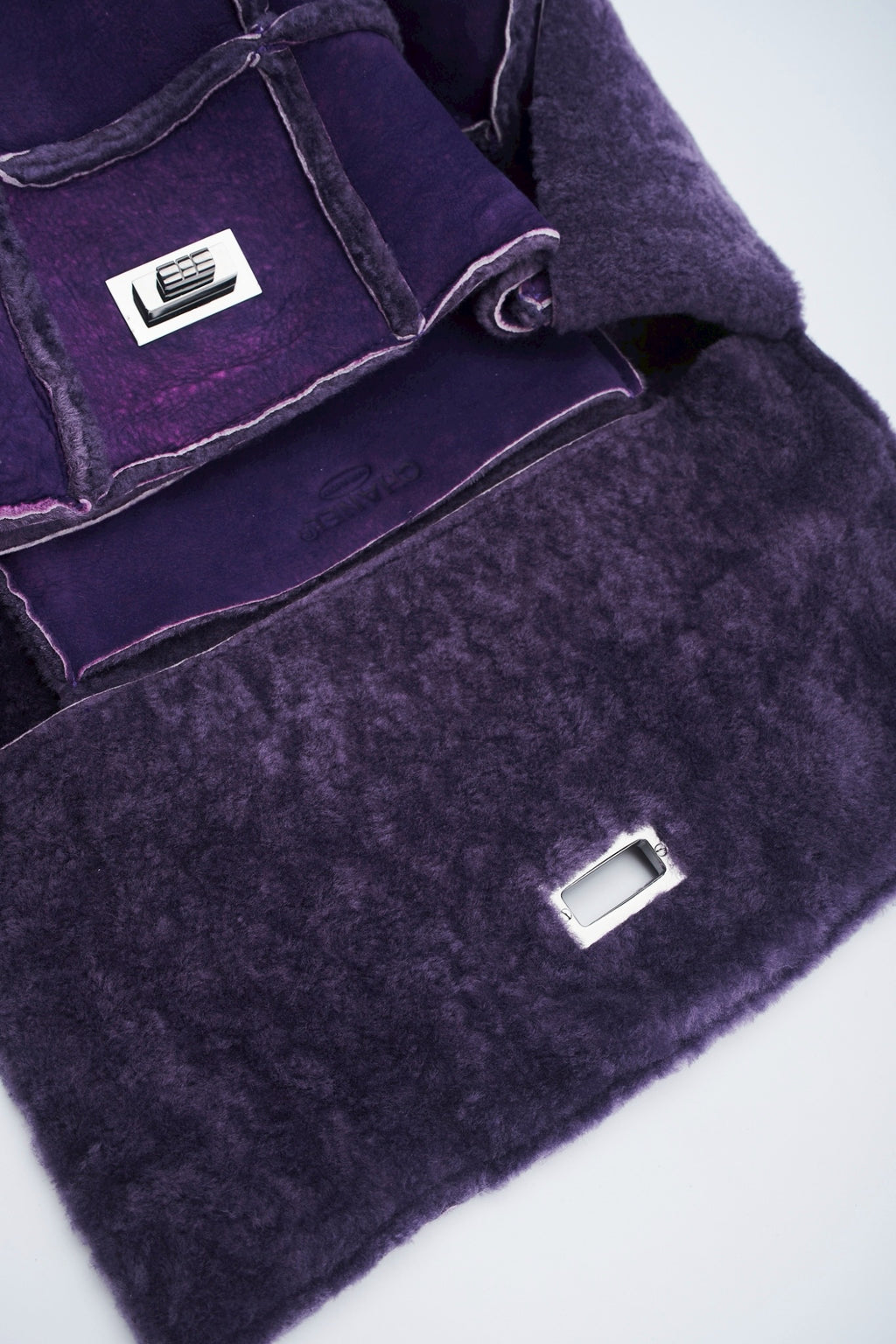 Chanel Mouton shearling suede