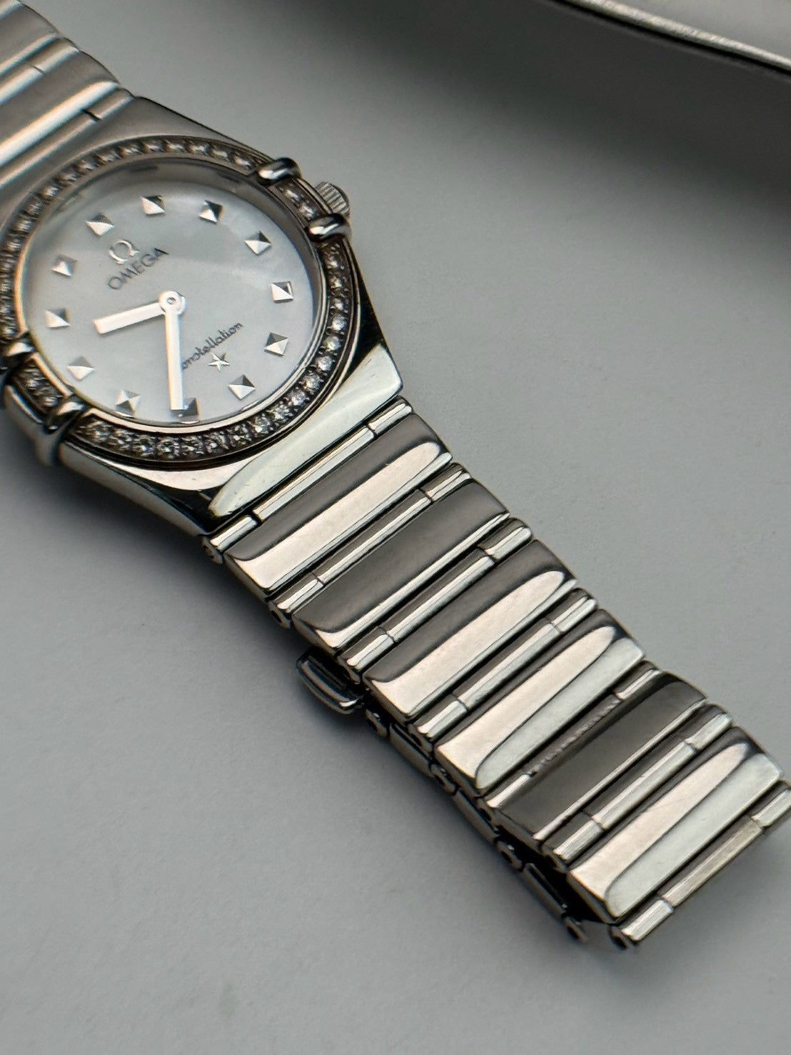 Omega Constellation Diamond Bezel