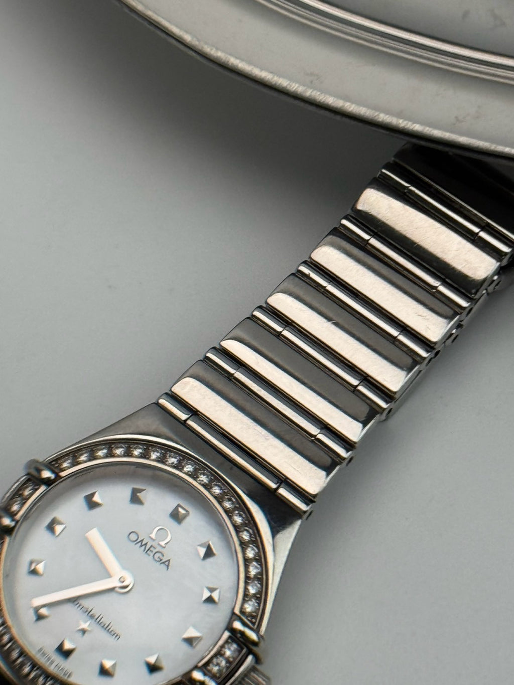 Omega Constellation Diamond Bezel