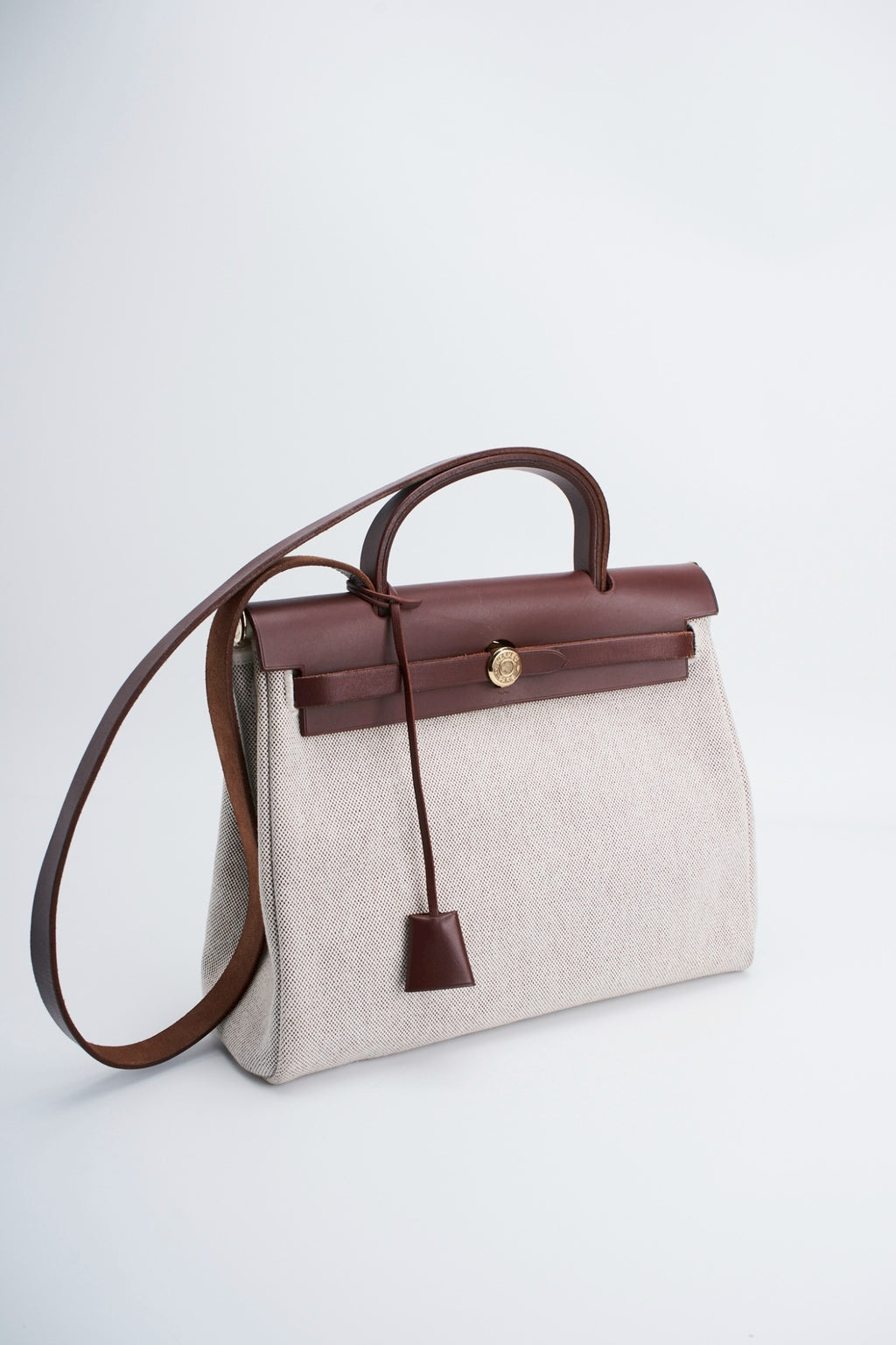 Hermes herbag31 redbrown