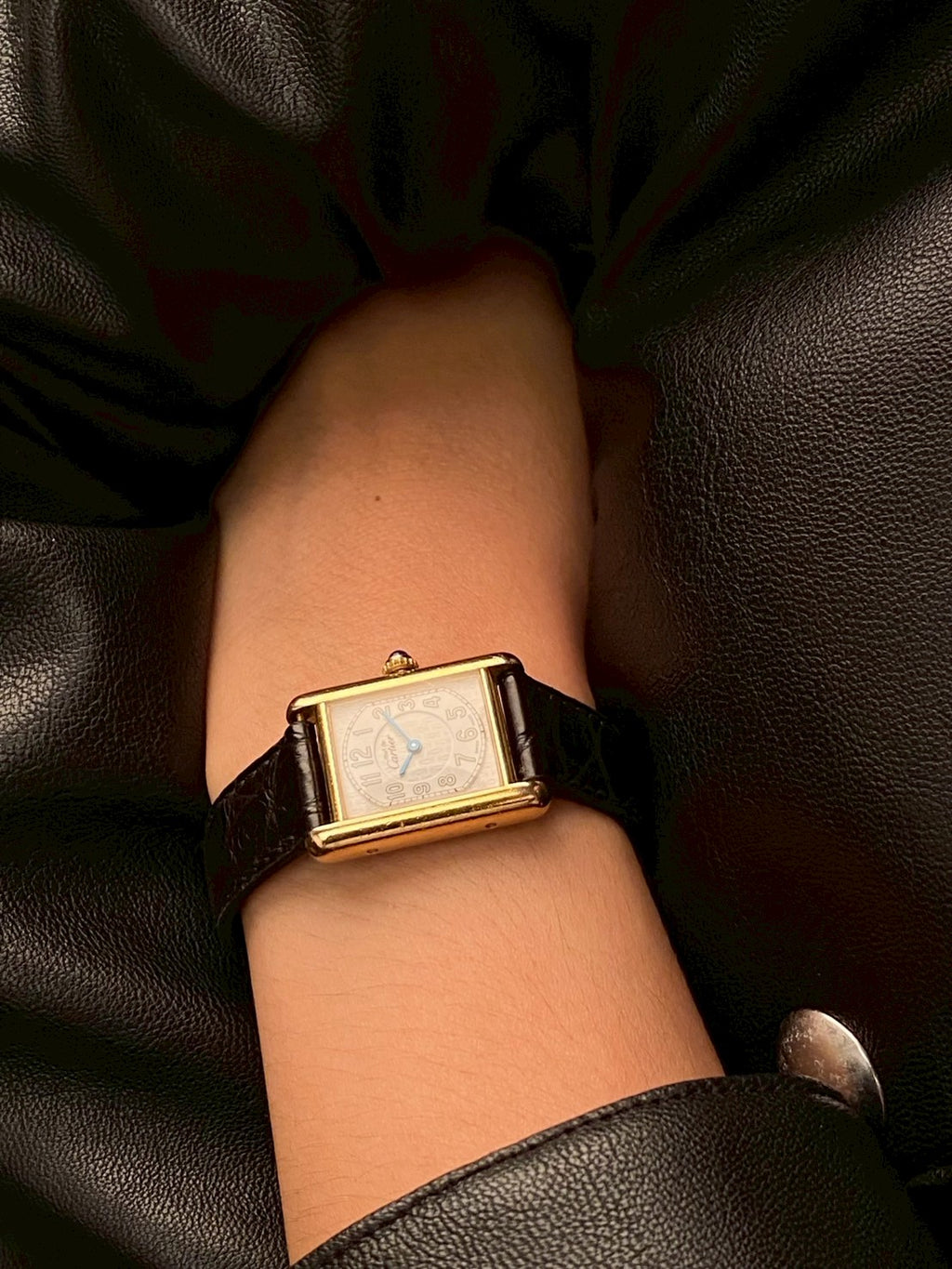Cartier tank must de gold c.6351