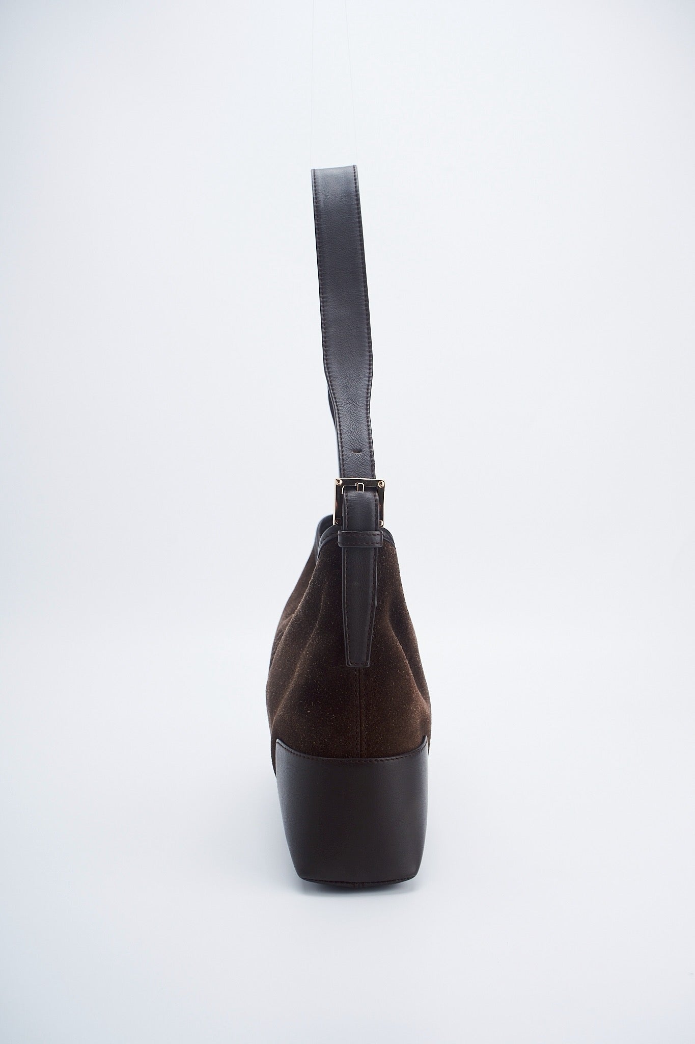 Loewe Suede Brown shoulder