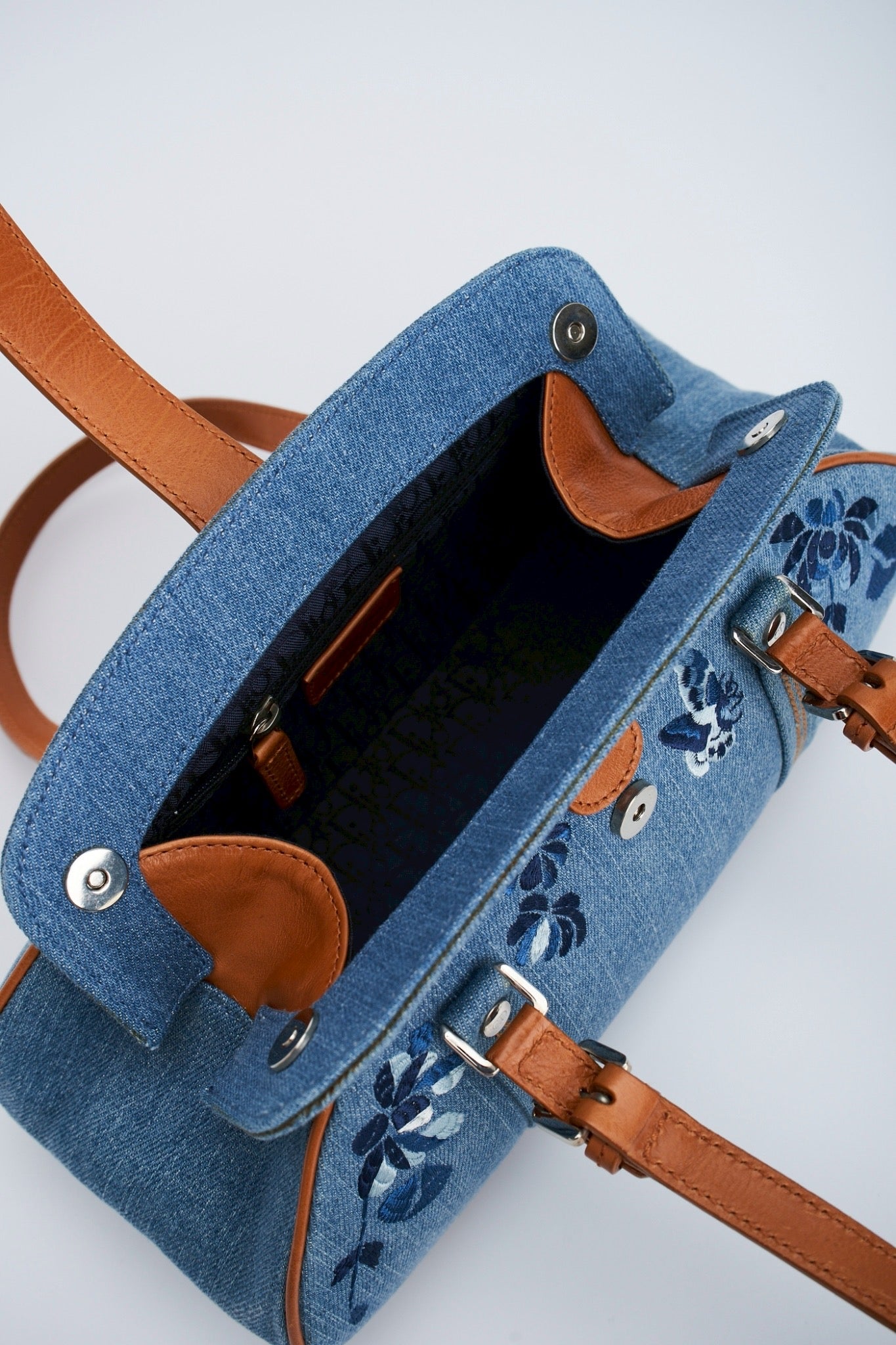 Dior detective denim floral