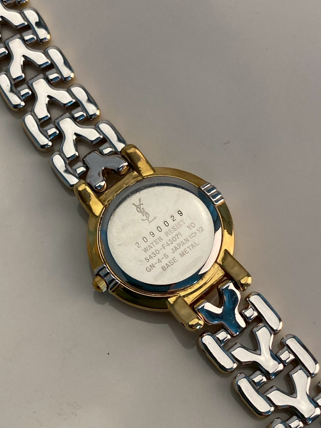 Ysl twotone logo strap c.0029