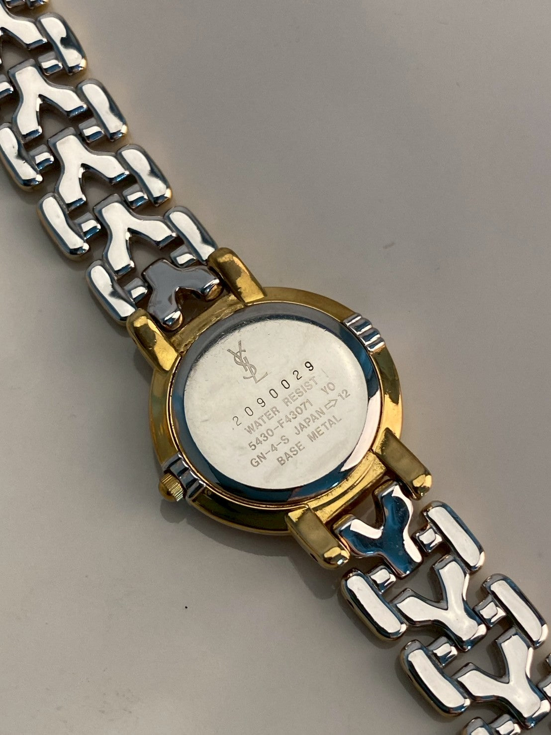 Ysl twotone logo strap c.0029