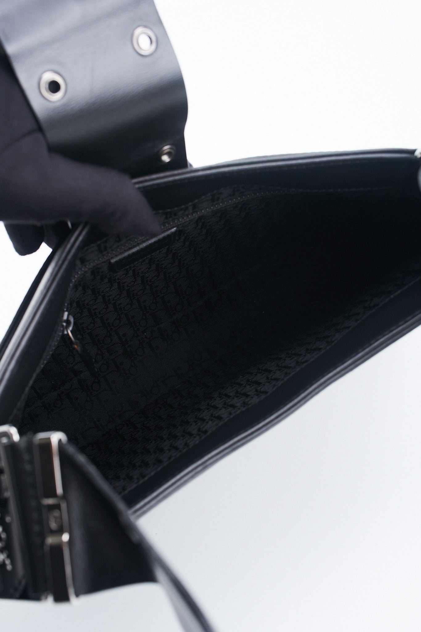 Dior street-chic shoulder
