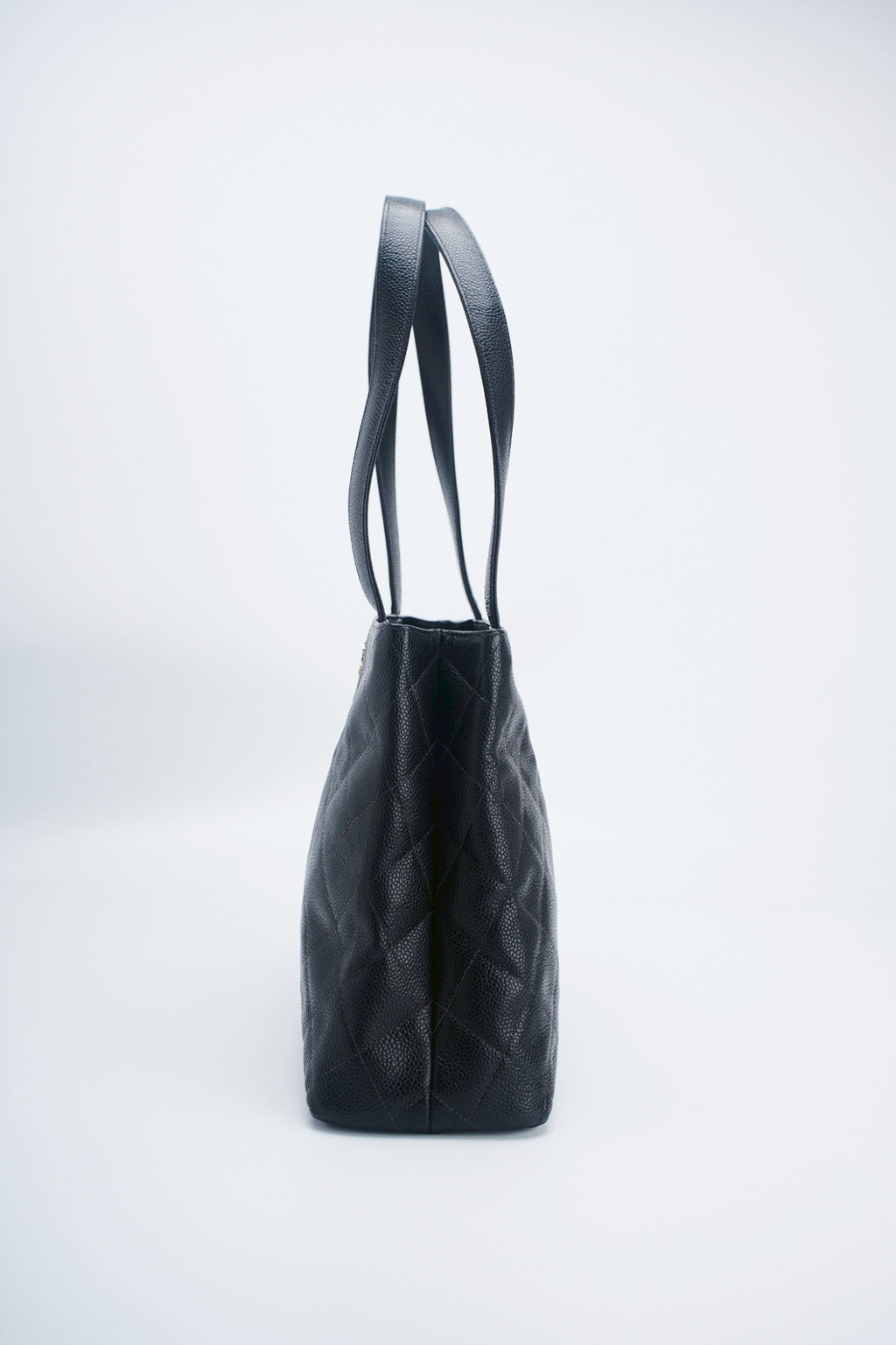 Chanel rhombic quilted caviar