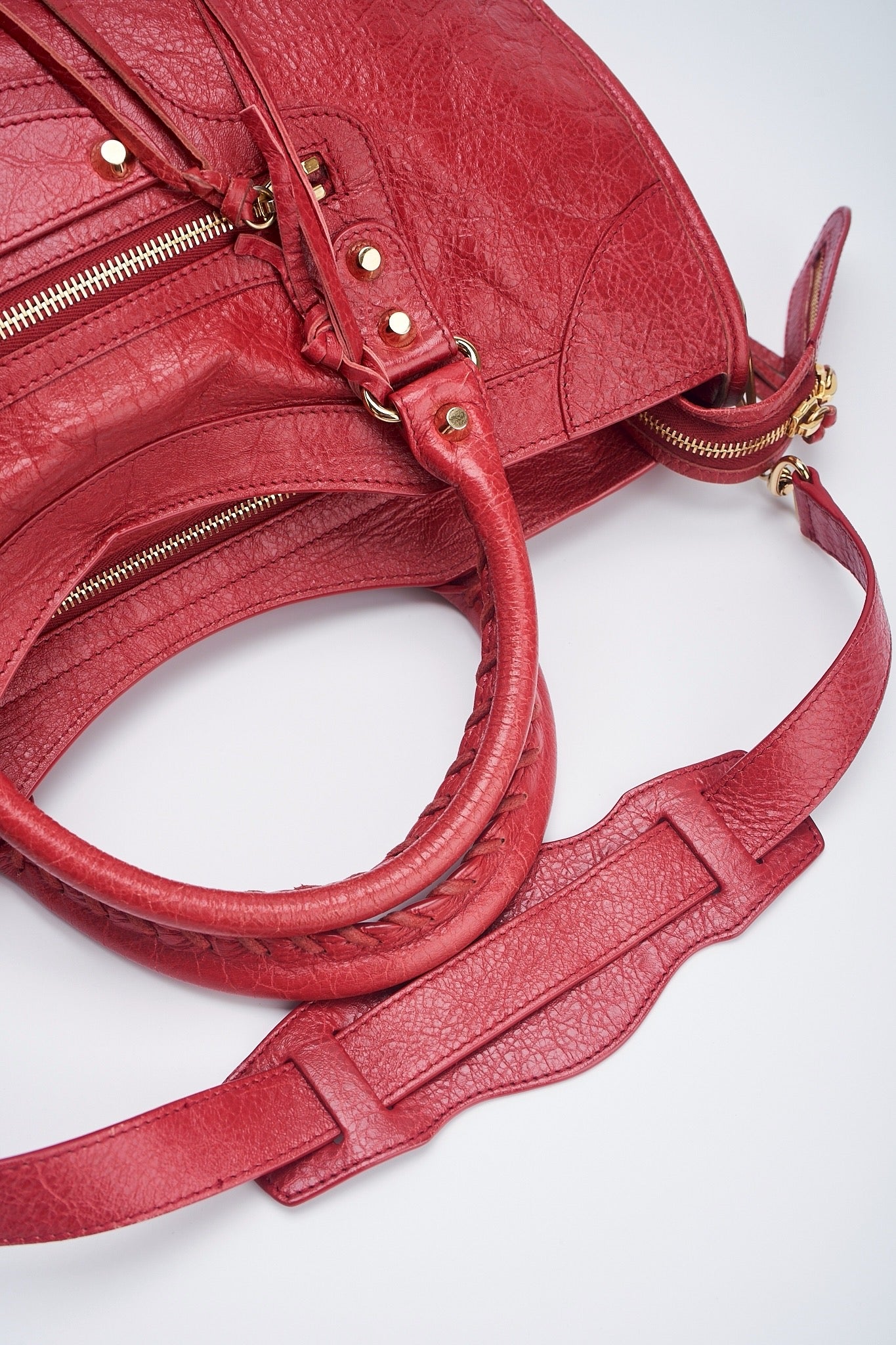 Balenciaga city red