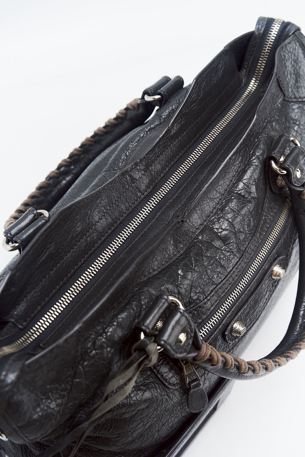 Balenciaga city bag dark gray