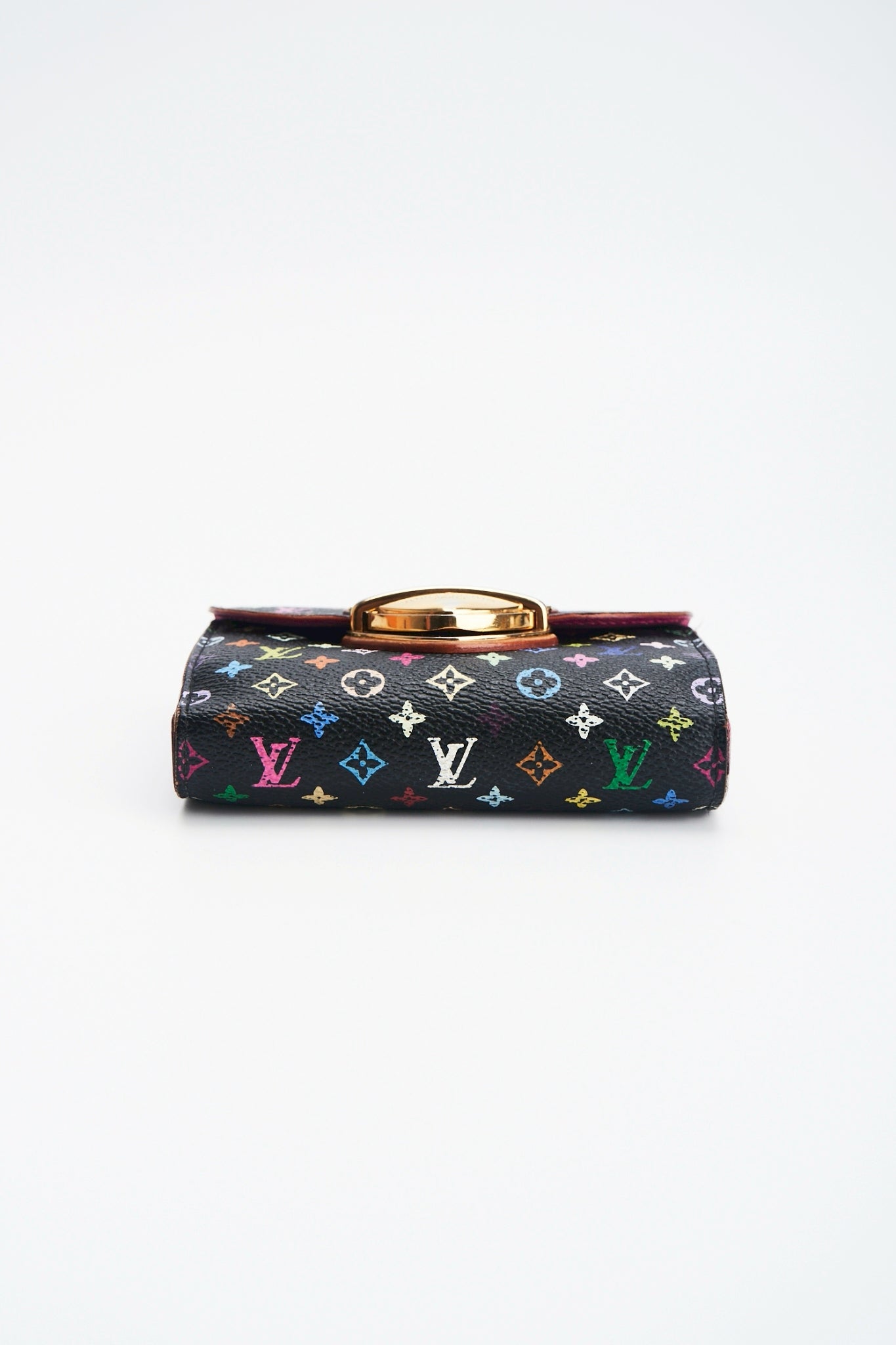 Louis vuitton multicolor black wallet