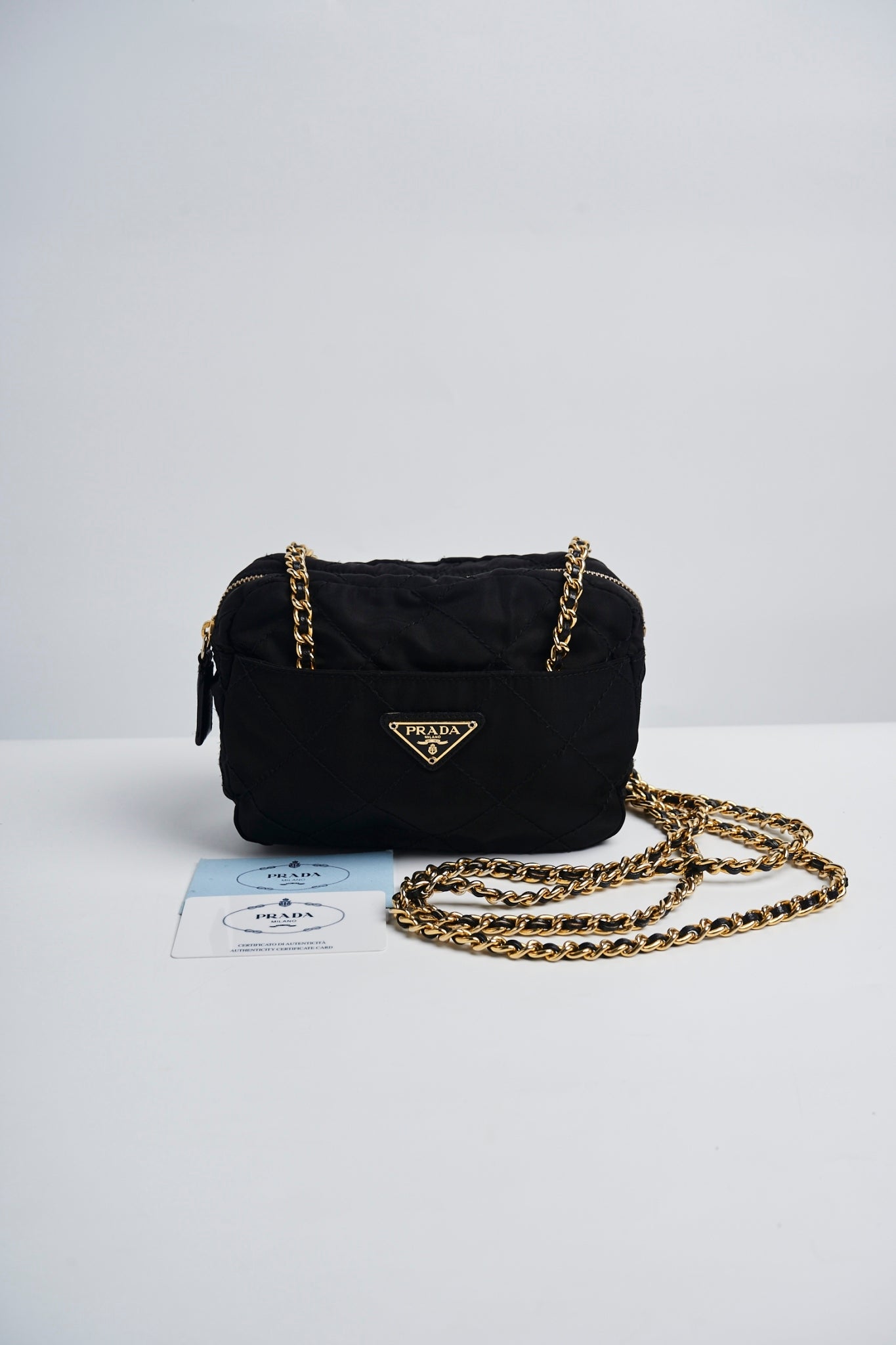 Prada mini chain