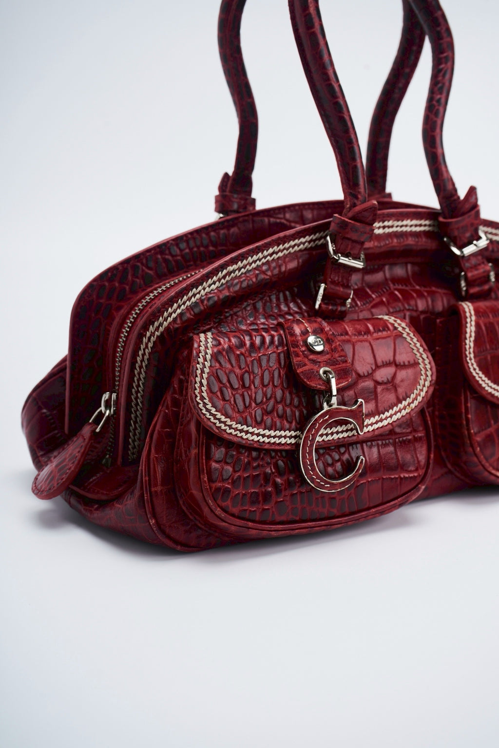 Dior detective crocodile leather